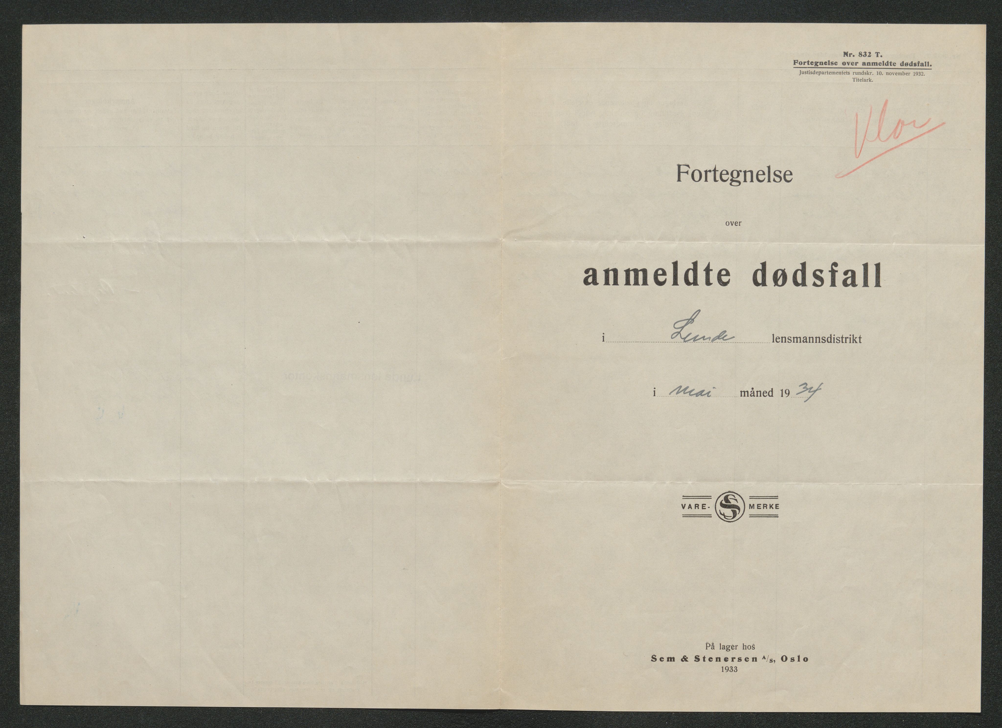 Nedre Telemark sorenskriveri, SAKO/A-135/H/Ha/Hab/L0008: Dødsfallsfortegnelser
, 1931-1935, s. 1113