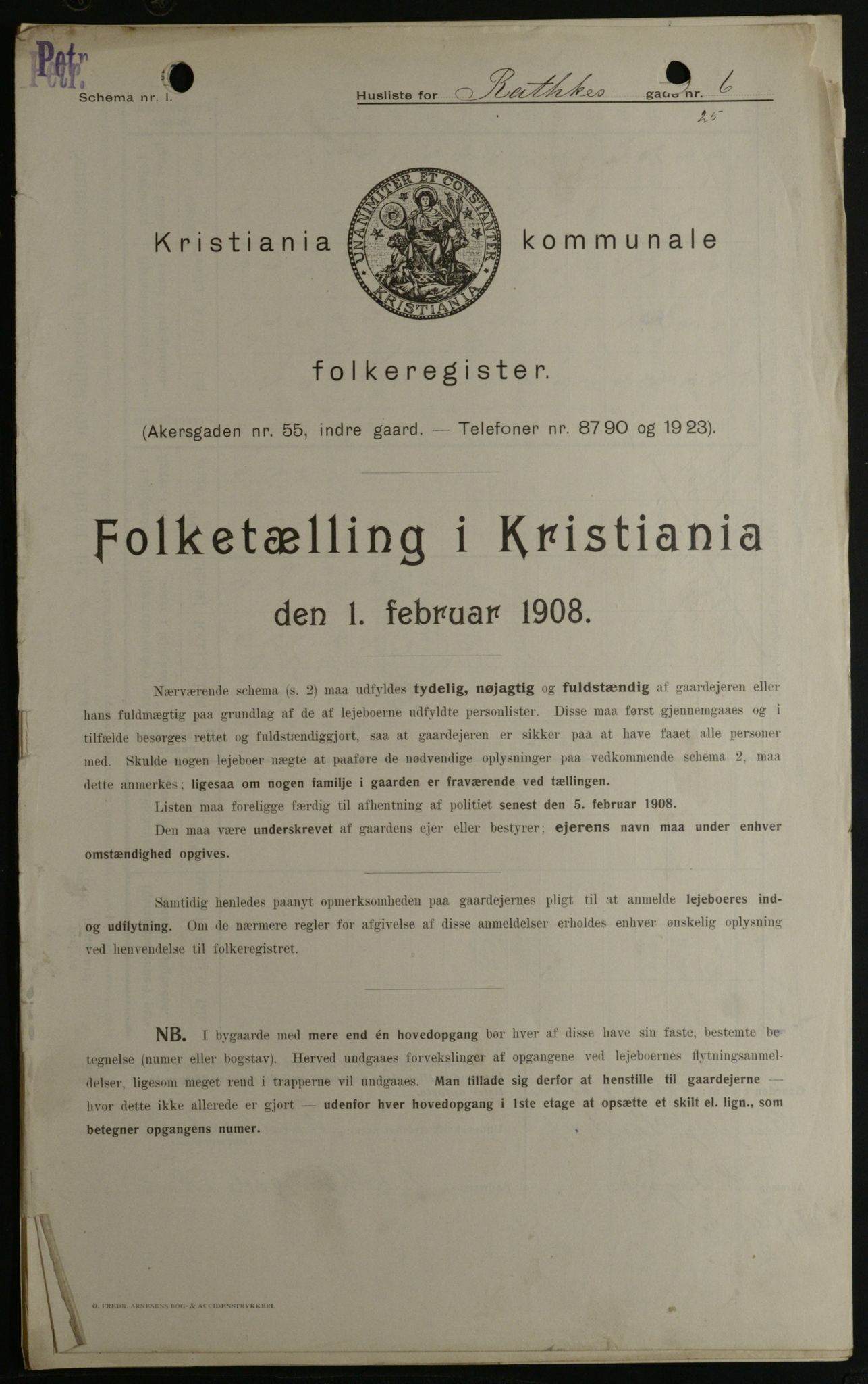 OBA, Kommunal folketelling 1.2.1908 for Kristiania kjøpstad, 1908, s. 73759