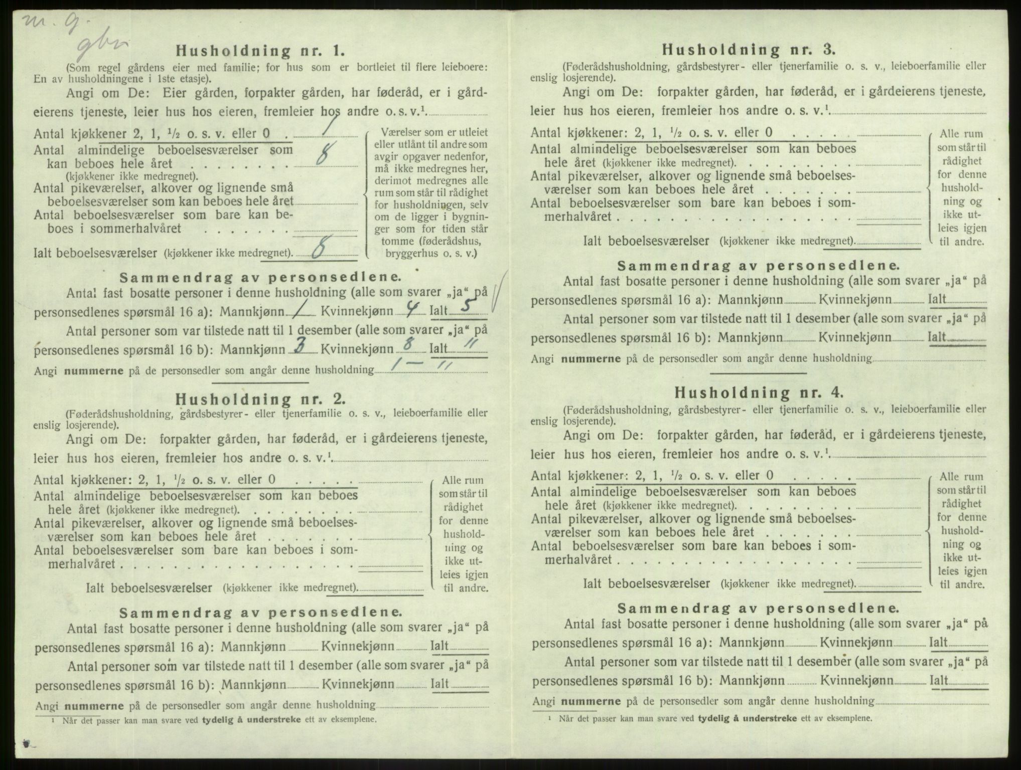 SAB, Folketelling 1920 for 1428 Askvoll herred, 1920, s. 274
