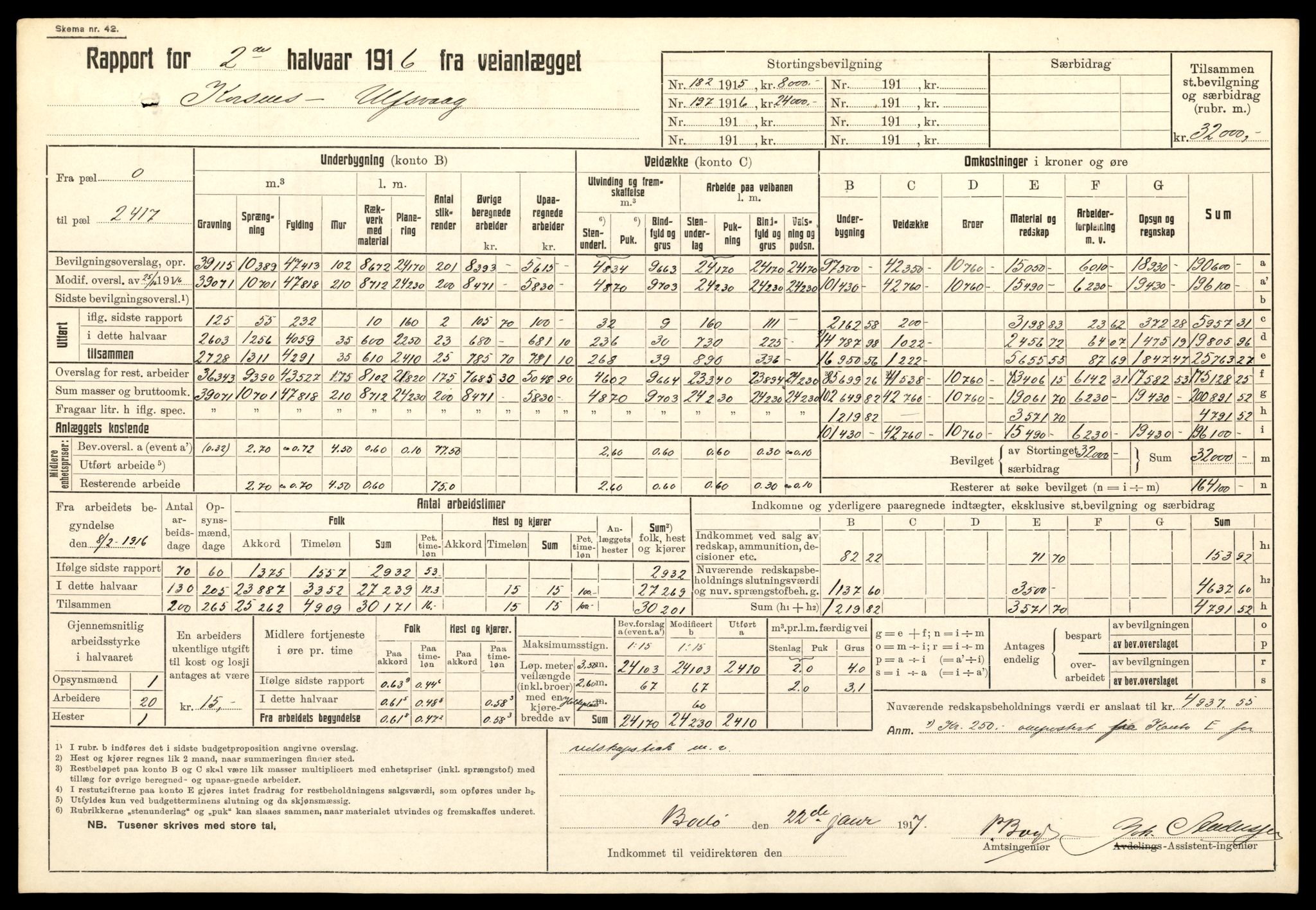 Nordland vegkontor, AV/SAT-A-4181/F/Fa/L0030: Hamarøy/Tysfjord, 1885-1948, s. 754