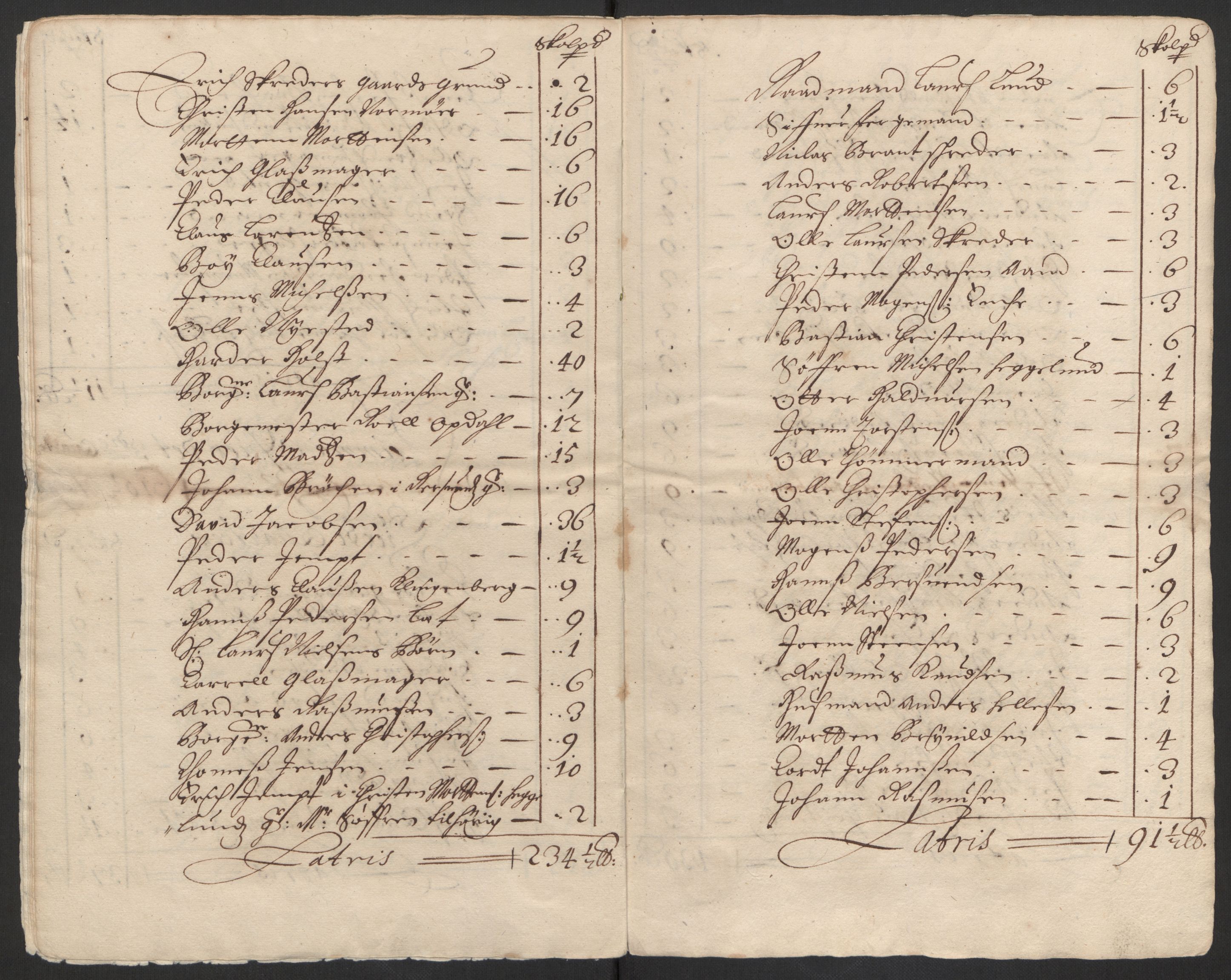 Rentekammeret inntil 1814, Reviderte regnskaper, Byregnskaper, AV/RA-EA-4066/R/Rs/L0504: [S1] Kontribusjonsregnskap, 1631-1684, s. 202