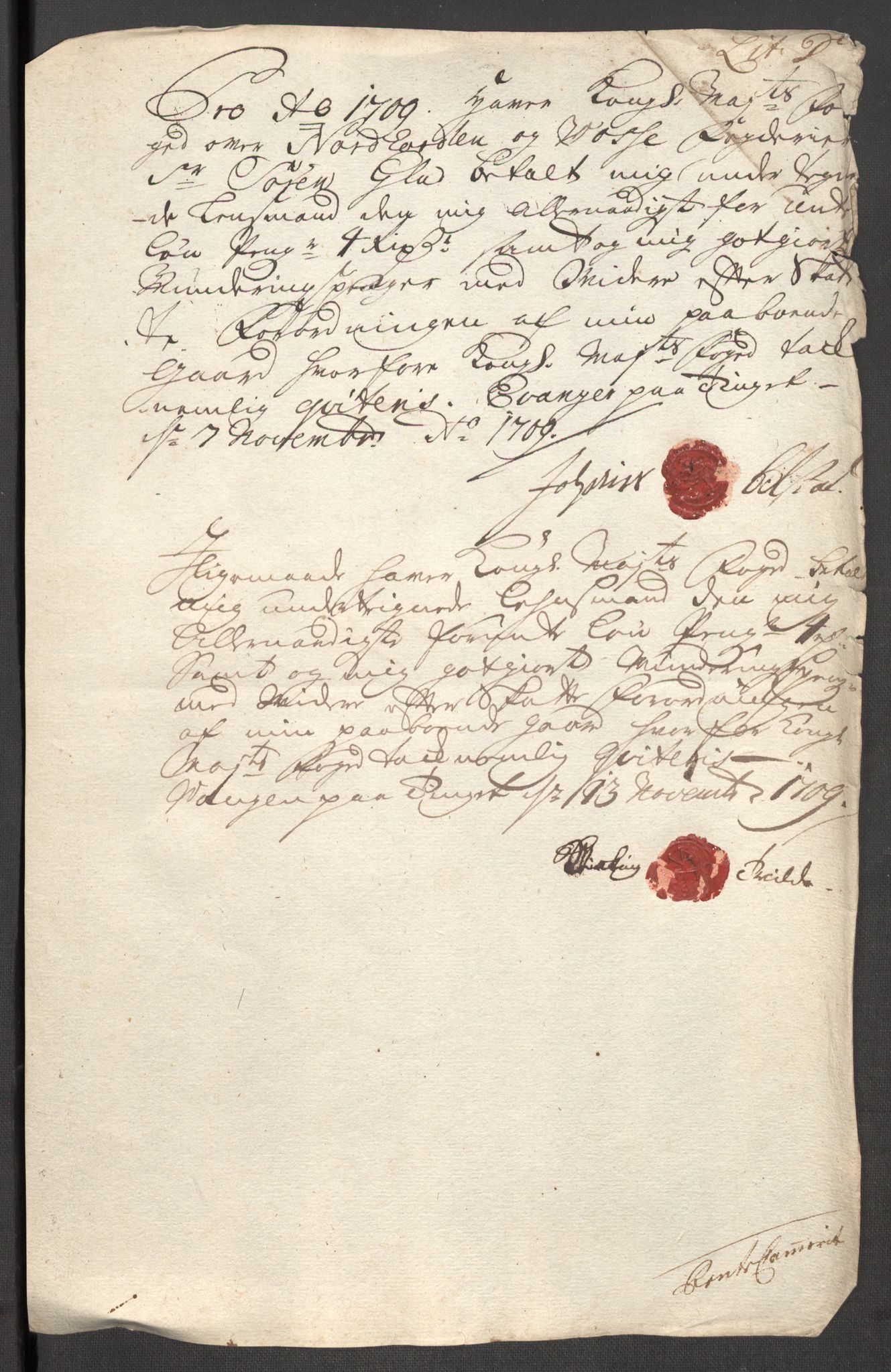 Rentekammeret inntil 1814, Reviderte regnskaper, Fogderegnskap, AV/RA-EA-4092/R51/L3190: Fogderegnskap Nordhordland og Voss, 1709, s. 234