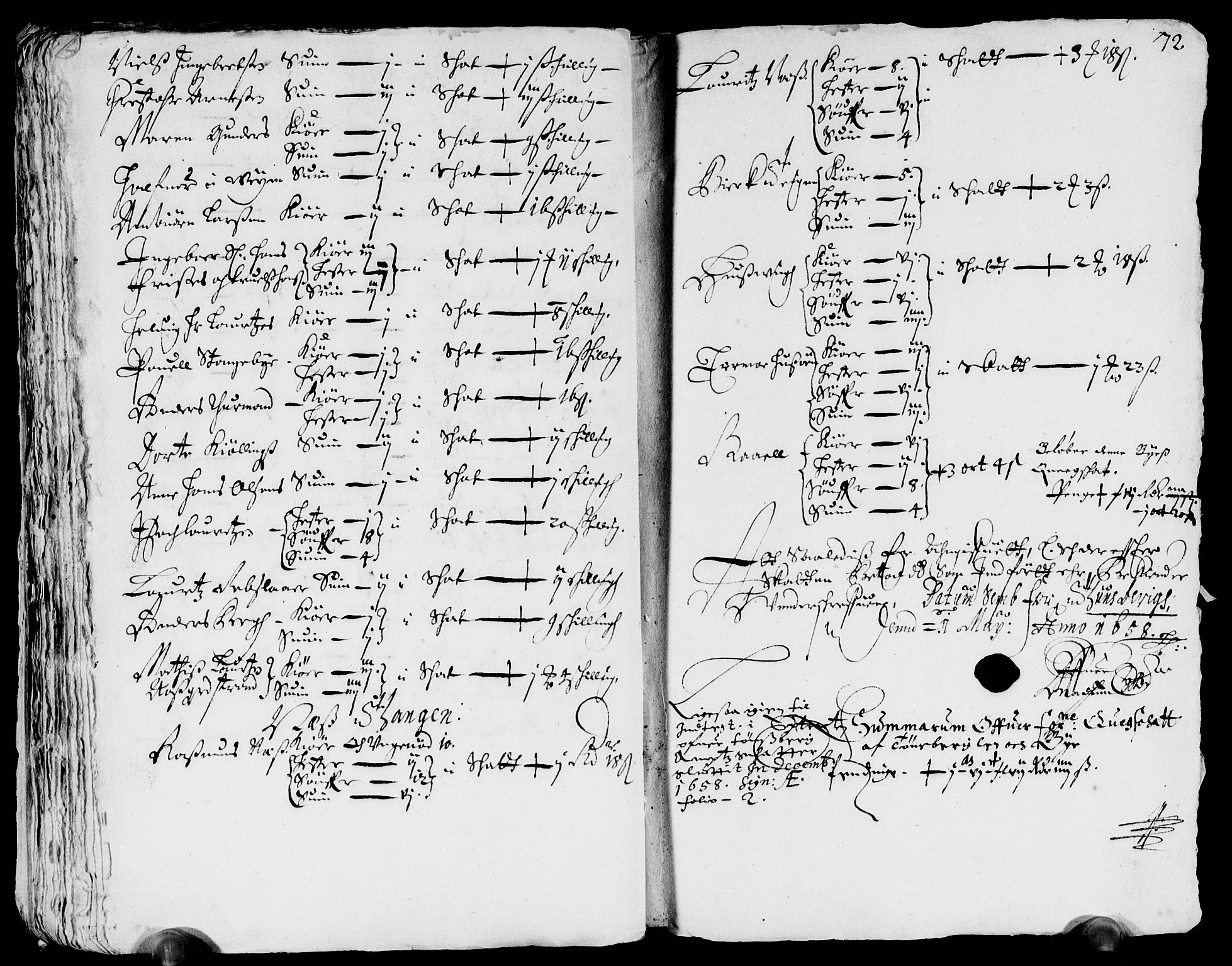 Rentekammeret inntil 1814, Reviderte regnskaper, Lensregnskaper, AV/RA-EA-5023/R/Rb/Rbo/L0034: Tønsberg len, 1657-1659