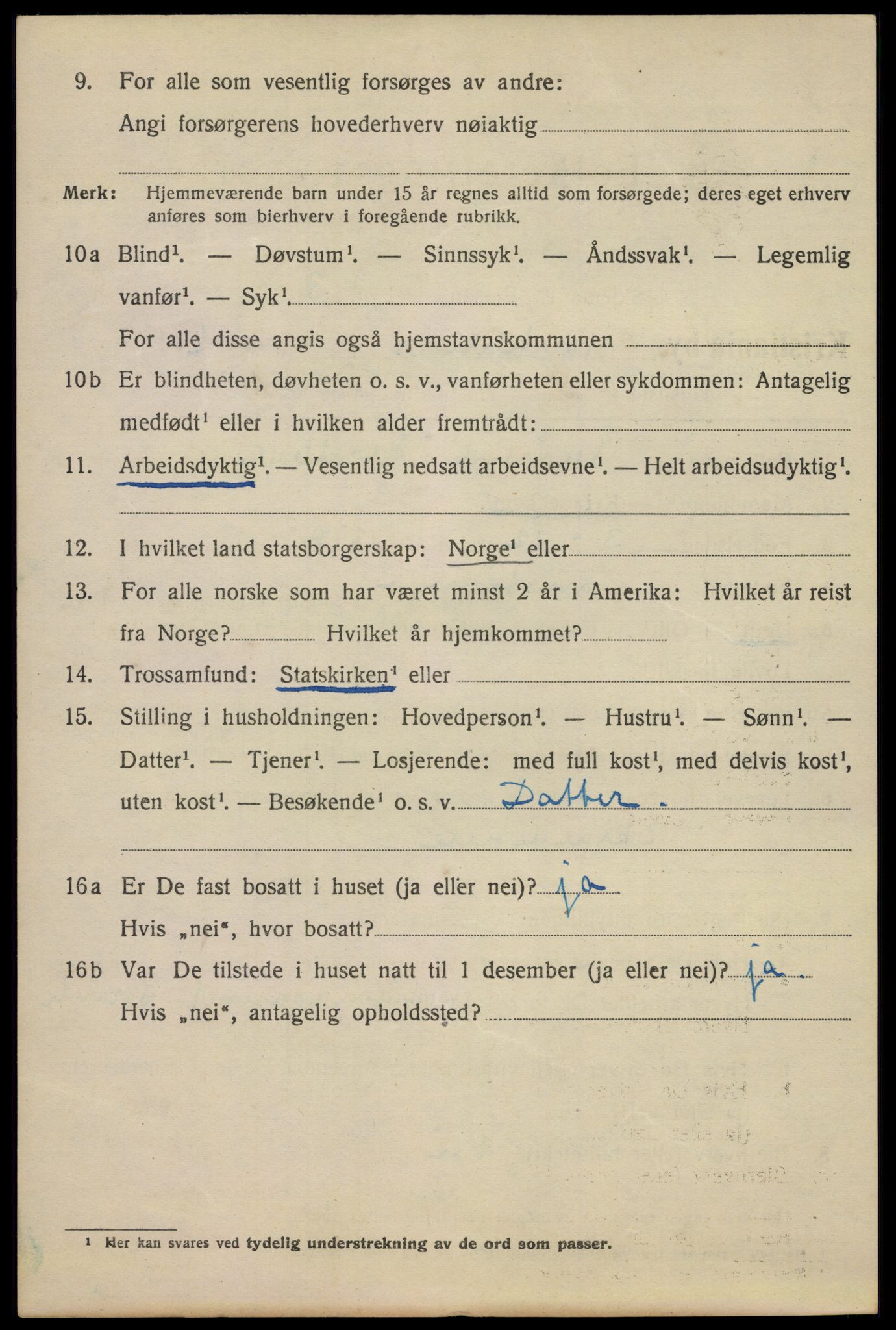 SAO, Folketelling 1920 for 0301 Kristiania kjøpstad, 1920, s. 392174