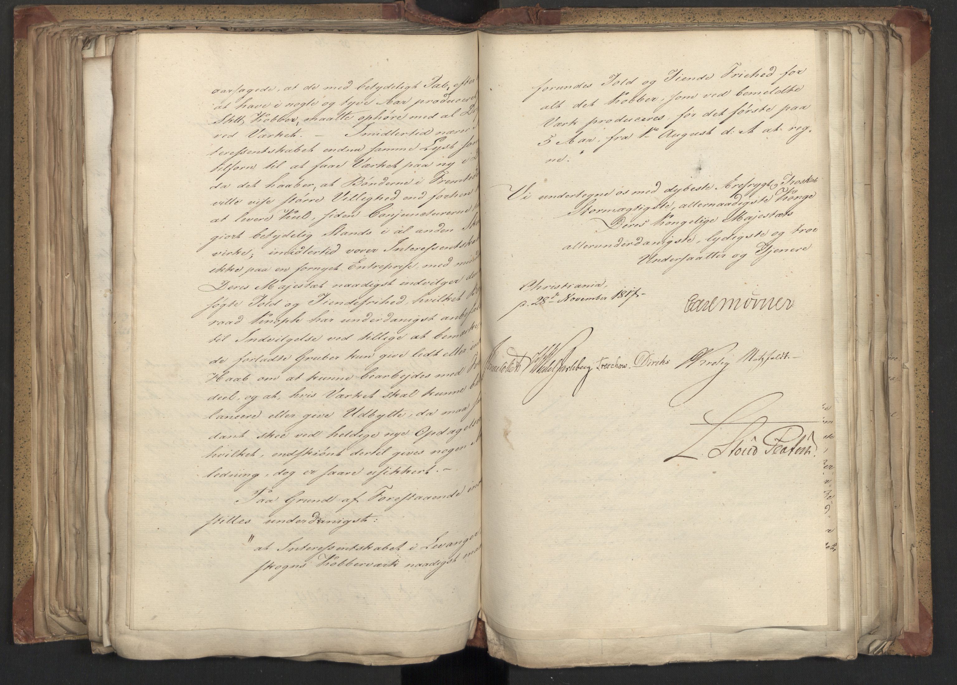 Statsrådsavdelingen i Stockholm, AV/RA-S-1003/D/Da/L0011: Regjeringsinnstillinger nr. 2393-2586, 1817, s. 299
