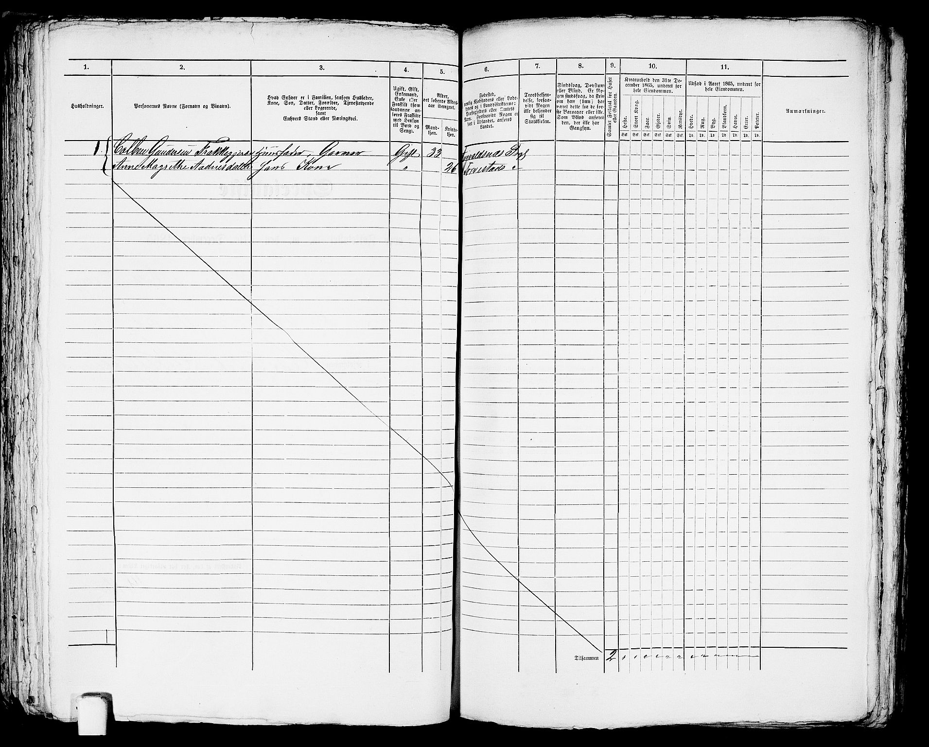 RA, Folketelling 1865 for 1106B Torvastad prestegjeld, Haugesund ladested, 1865, s. 290