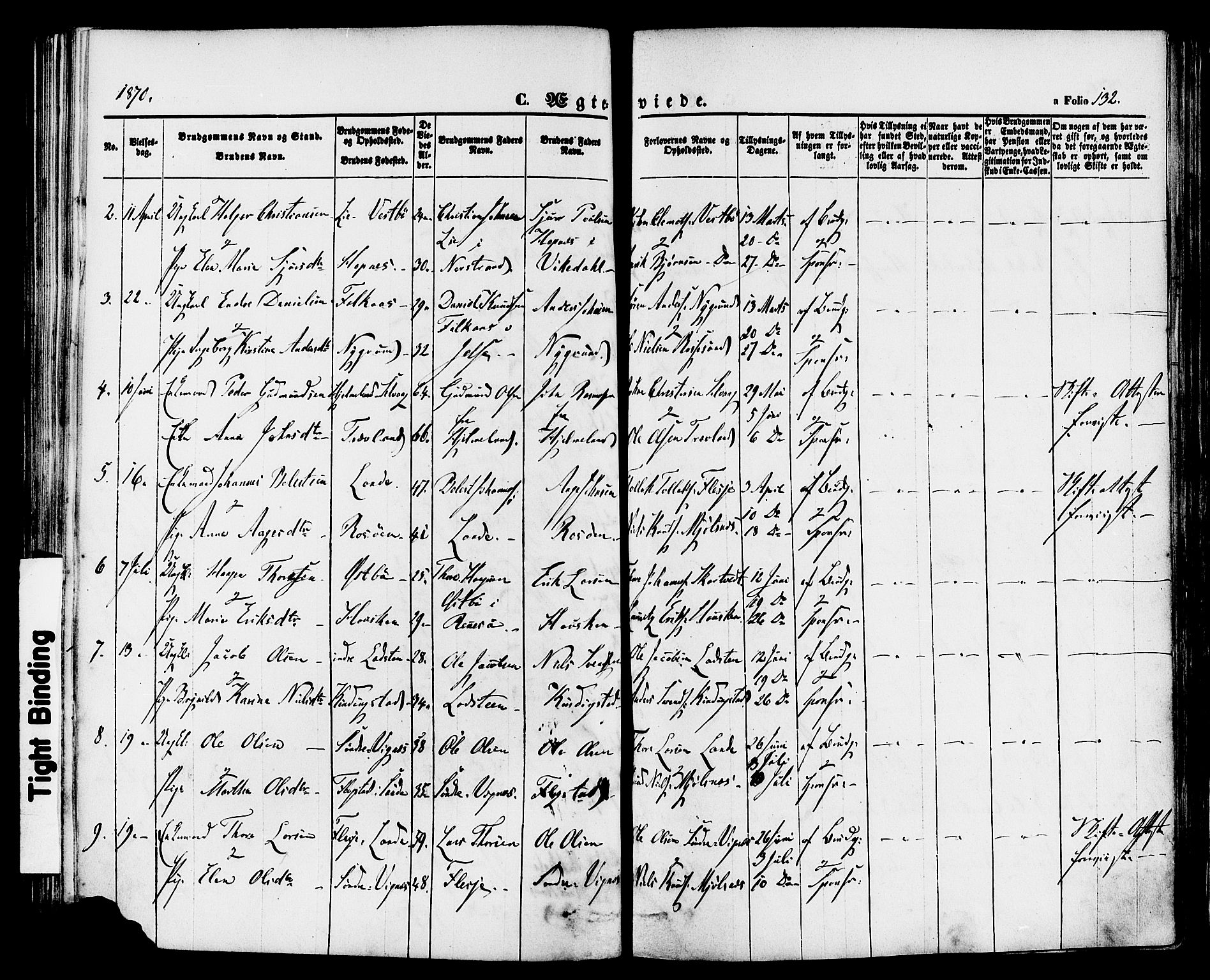 Finnøy sokneprestkontor, AV/SAST-A-101825/H/Ha/Haa/L0008: Ministerialbok nr. A 8, 1863-1878, s. 132