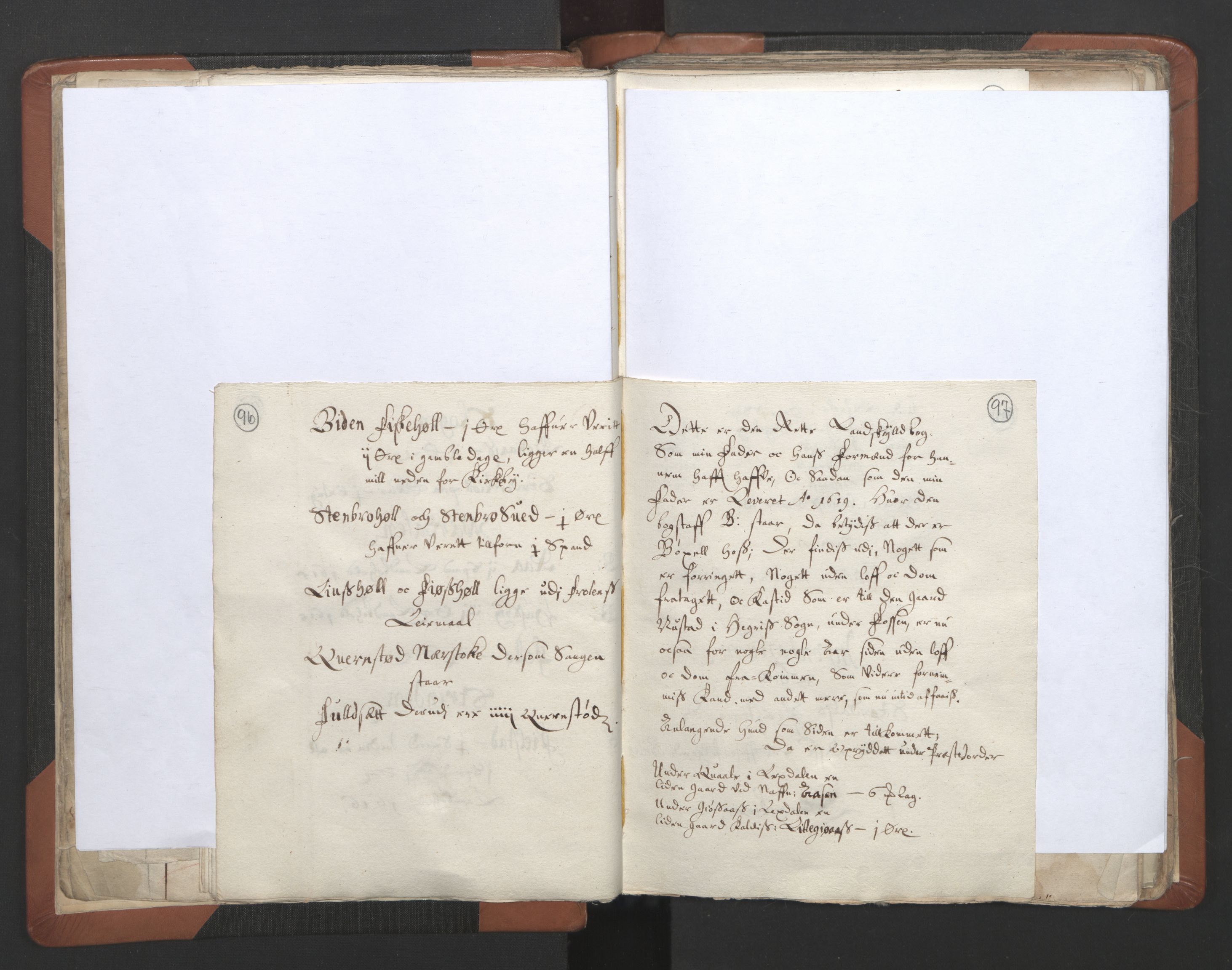 RA, Sogneprestenes manntall 1664-1666, nr. 32: Innherad prosti, 1664-1666, s. 96-97