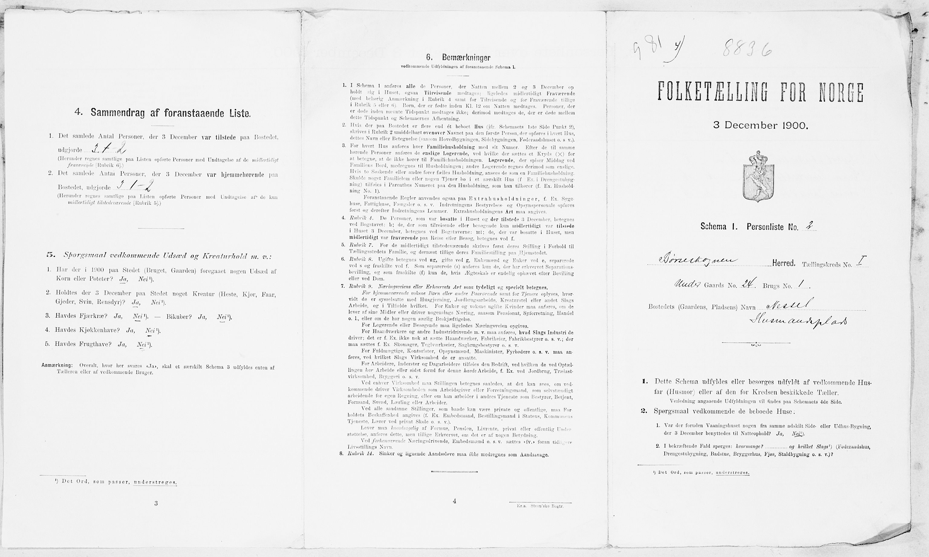 SAT, Folketelling 1900 for 1657 Børseskogn herred, 1900, s. 10