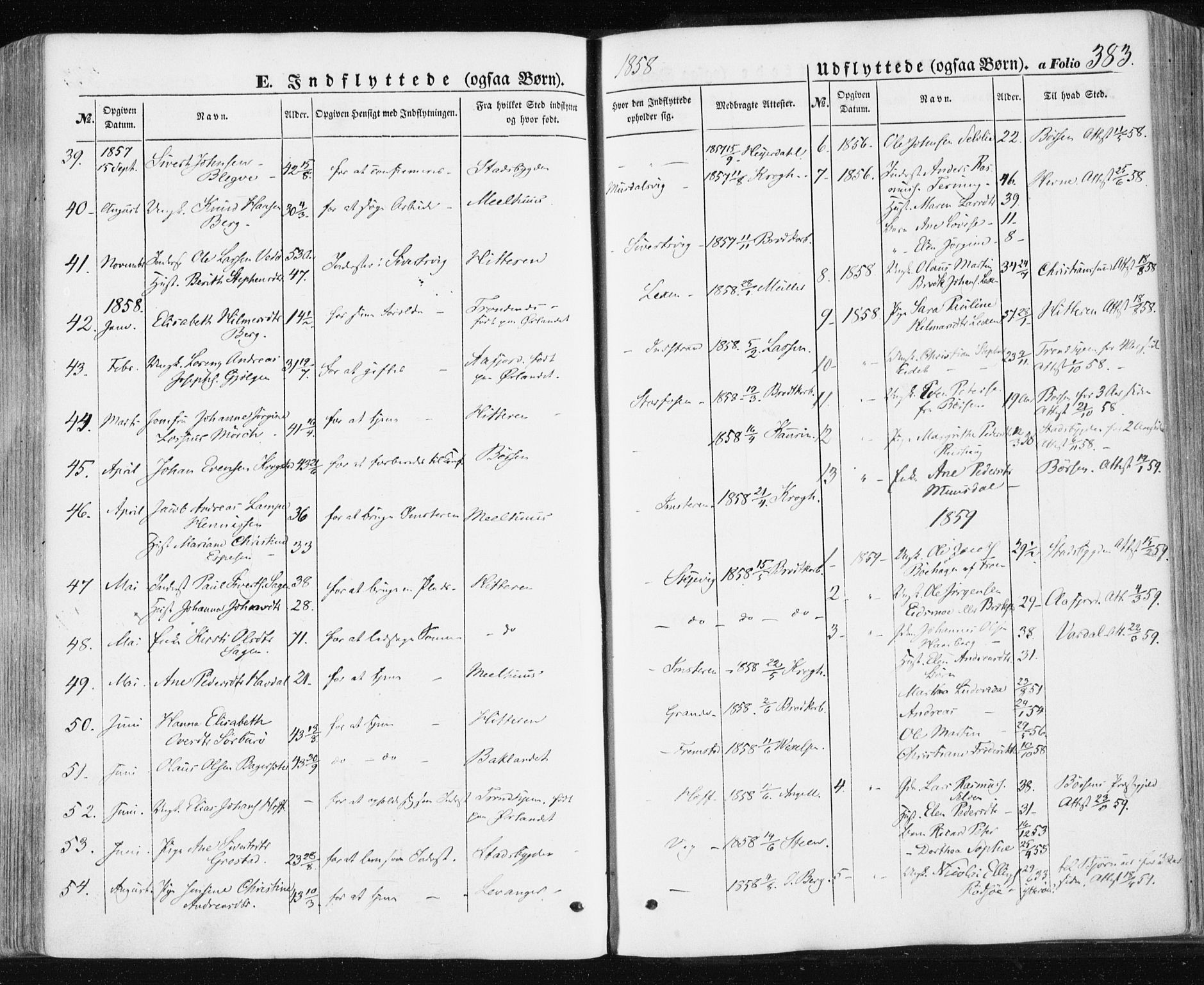 Ministerialprotokoller, klokkerbøker og fødselsregistre - Sør-Trøndelag, AV/SAT-A-1456/659/L0737: Ministerialbok nr. 659A07, 1857-1875, s. 383