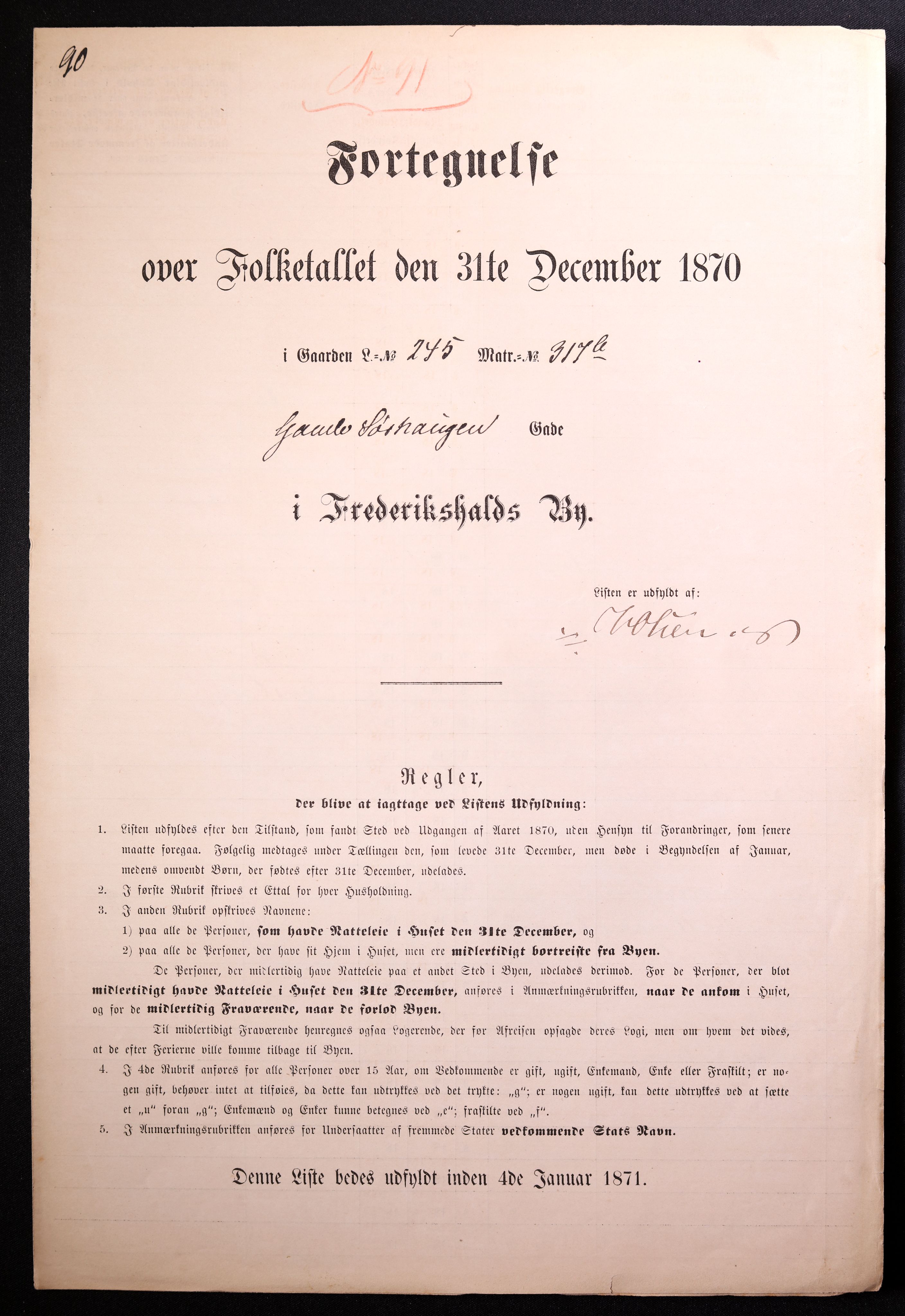 RA, Folketelling 1870 for 0101 Fredrikshald kjøpstad, 1870, s. 391