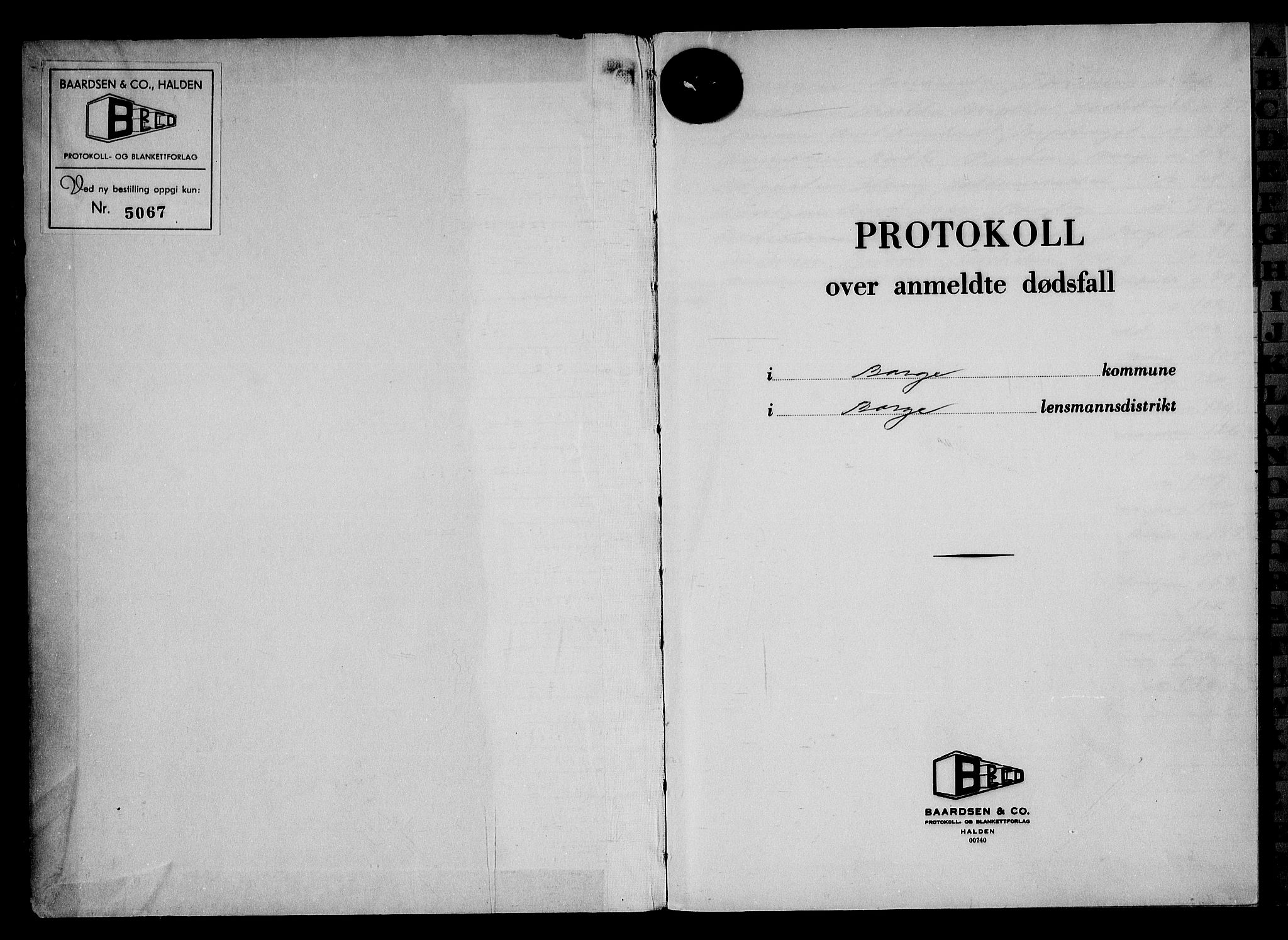 Borge lensmannskontor (Østfold), AV/SAO-A-10176/H/Ha/Haa/L0022: Dødsfallsprotokoll, 1966-1970