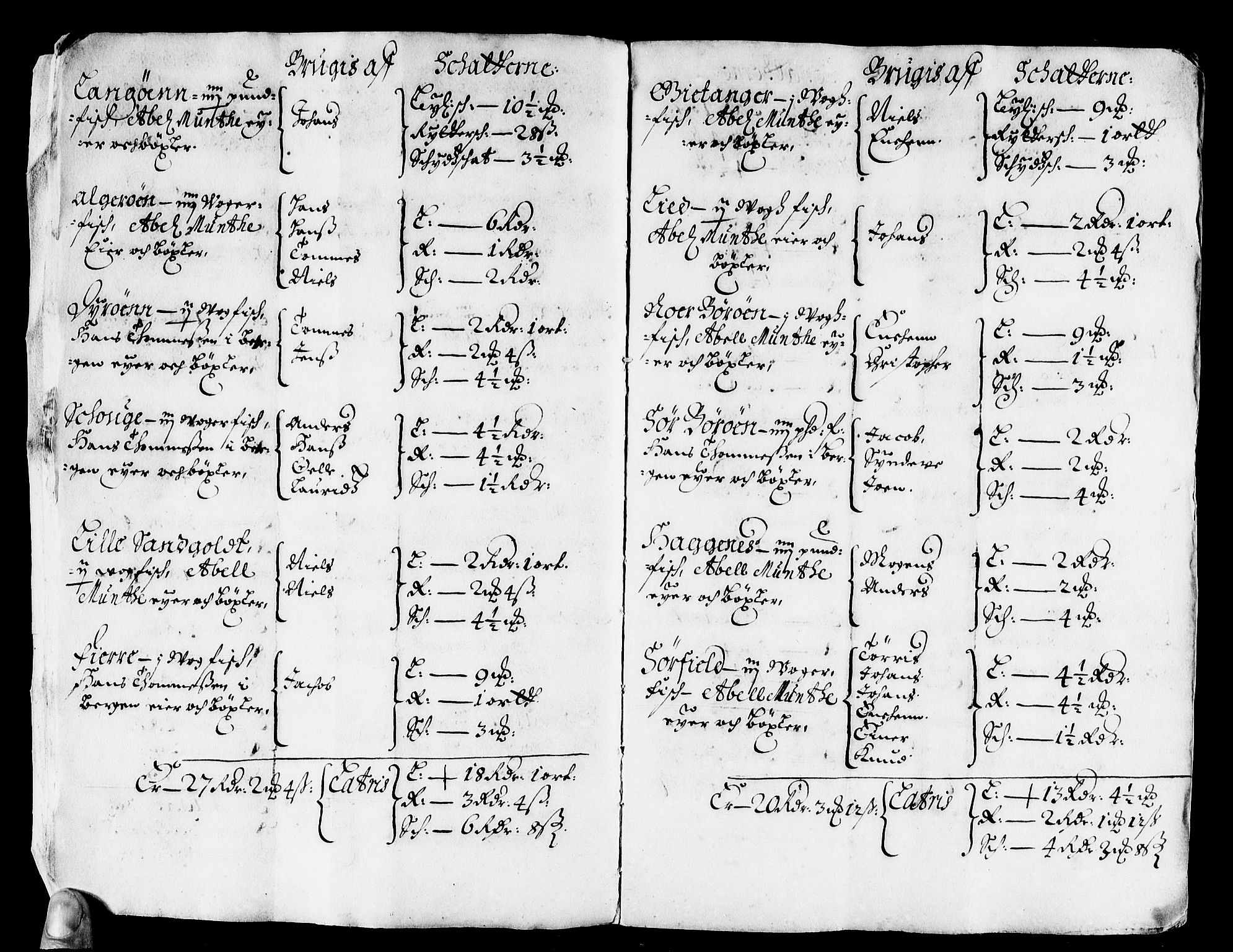 Rentekammeret inntil 1814, Reviderte regnskaper, Stiftamtstueregnskaper, Bergen stiftamt, AV/RA-EA-6043/R/Rc/L0027: Bergen stiftamt, 1668