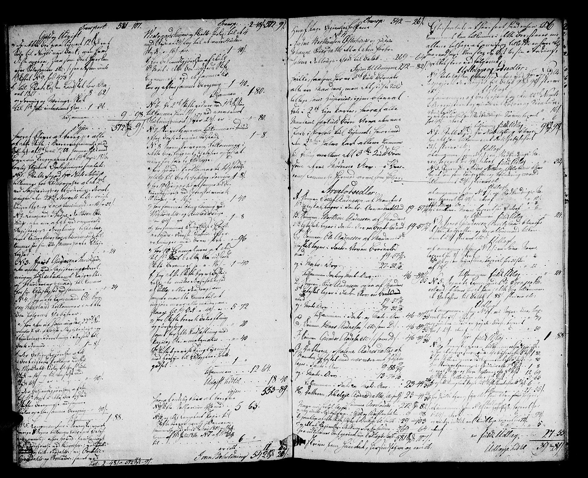 Østre Råbyggelag sorenskriveri, AV/SAK-1221-0016/H/Hc/L0027: Skifteprotokoll nr 22 med register, 1817-1824, s. 5b-6a