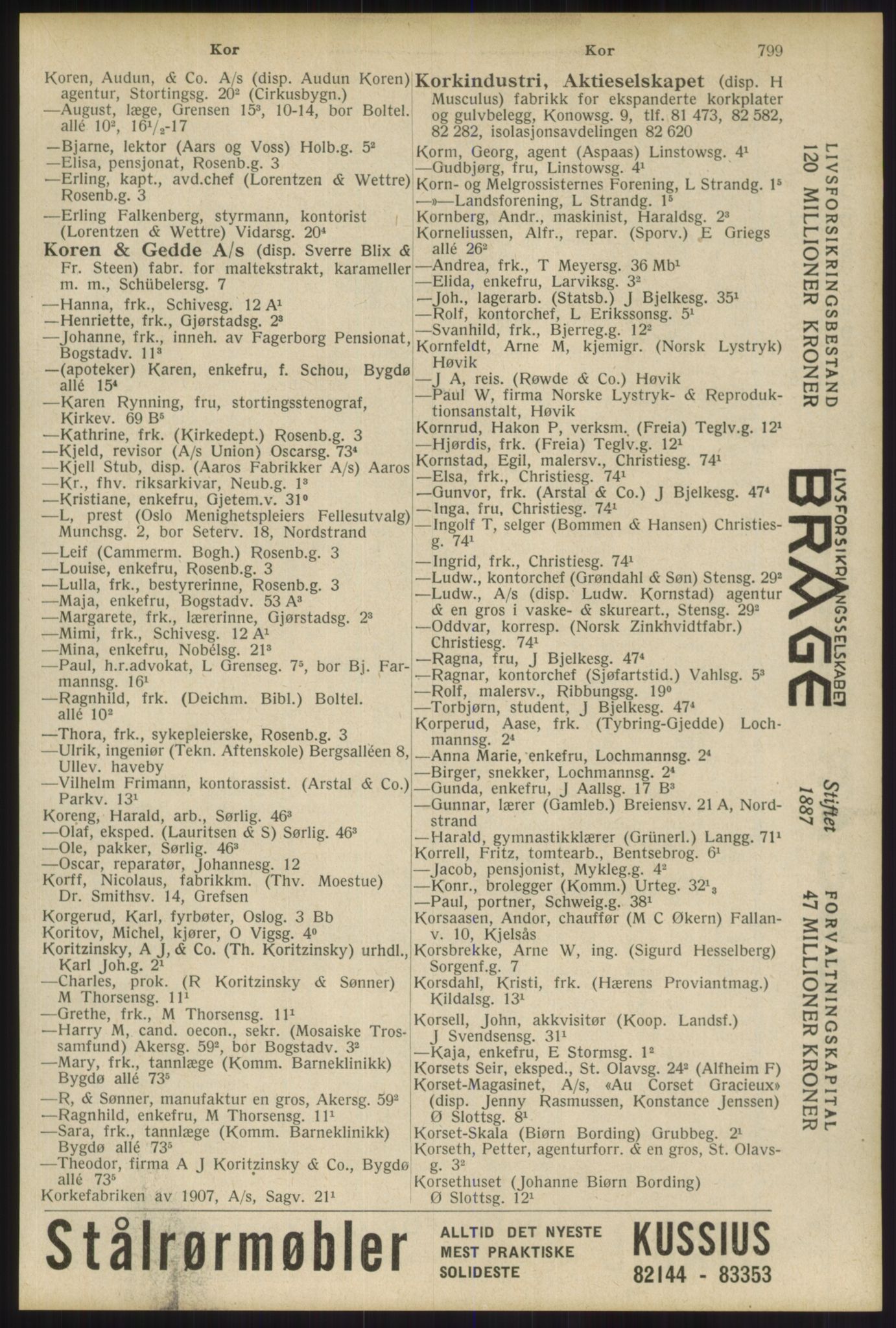 Kristiania/Oslo adressebok, PUBL/-, 1934, s. 799