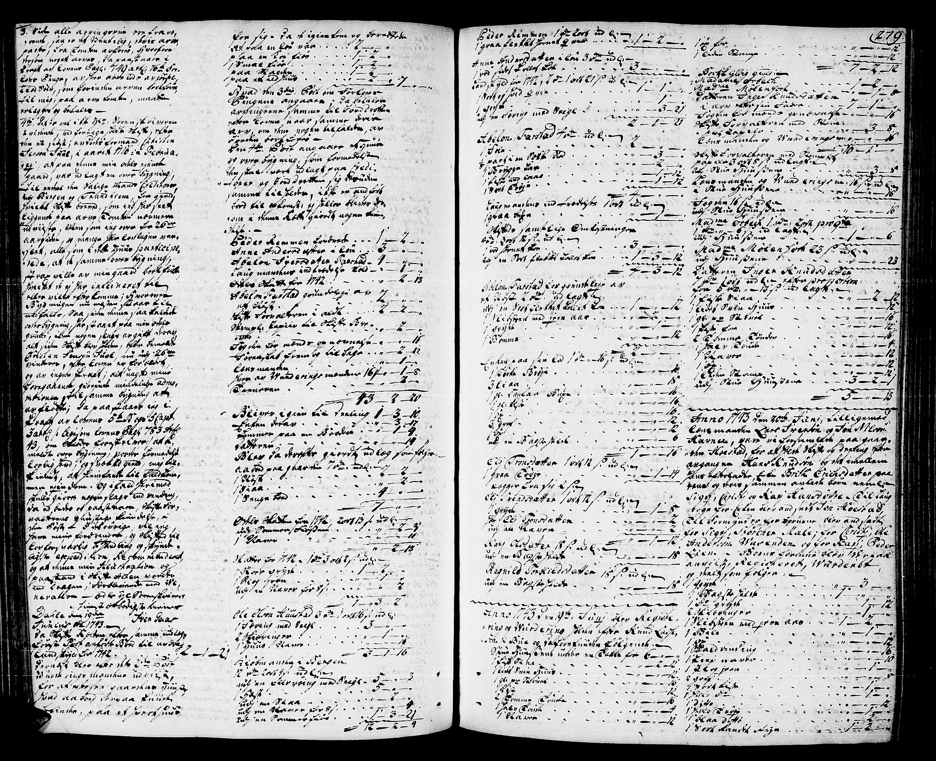 Romsdal sorenskriveri, AV/SAT-A-4149/1/3/3A/L0007: Skifteprotokoll, 1740-1751, s. 278b-279a