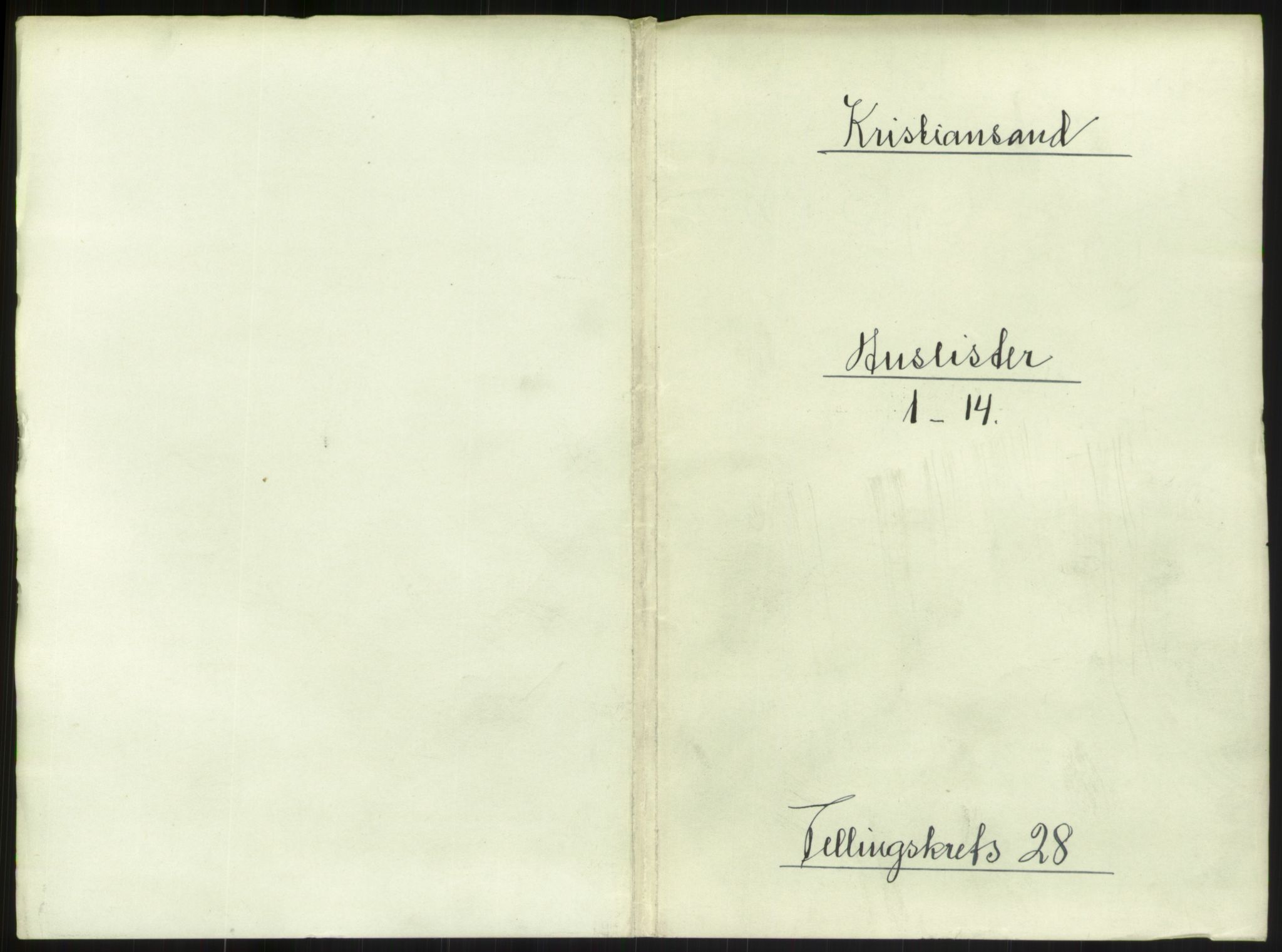 RA, Folketelling 1891 for 1001 Kristiansand kjøpstad, 1891, s. 1514