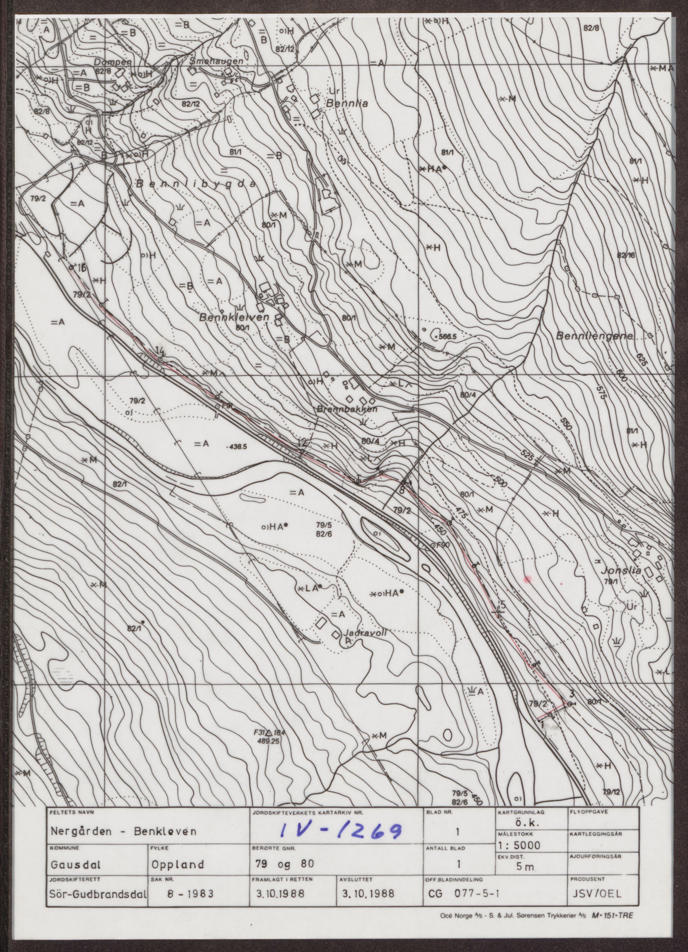 Jordskifteverkets kartarkiv, AV/RA-S-3929/T, 1859-1988, s. 1622