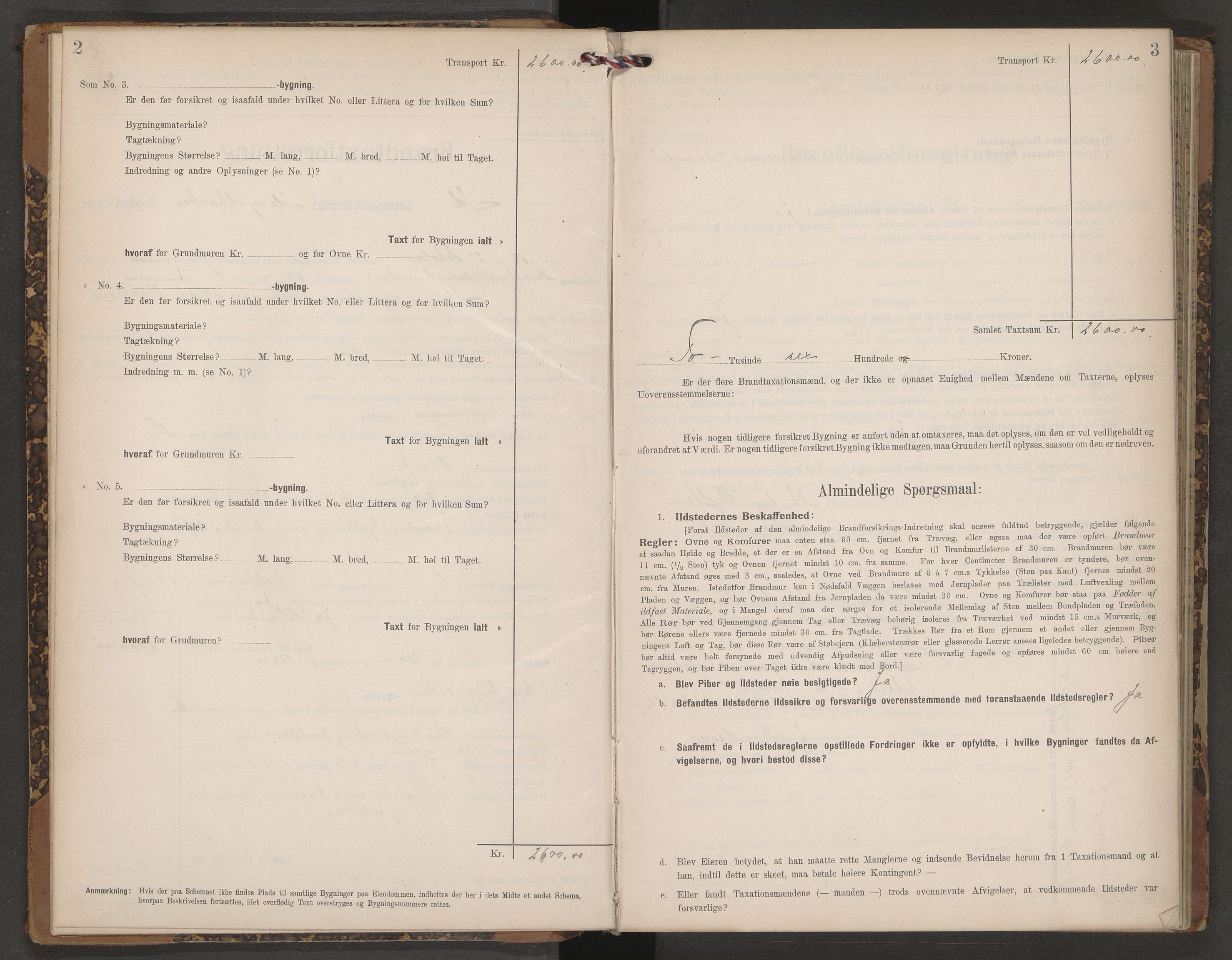 Norges brannkasse, branntakster Idd, AV/SAO-A-11365/F/Fb/L0002: Branntakstprotokoll, 1902-1912