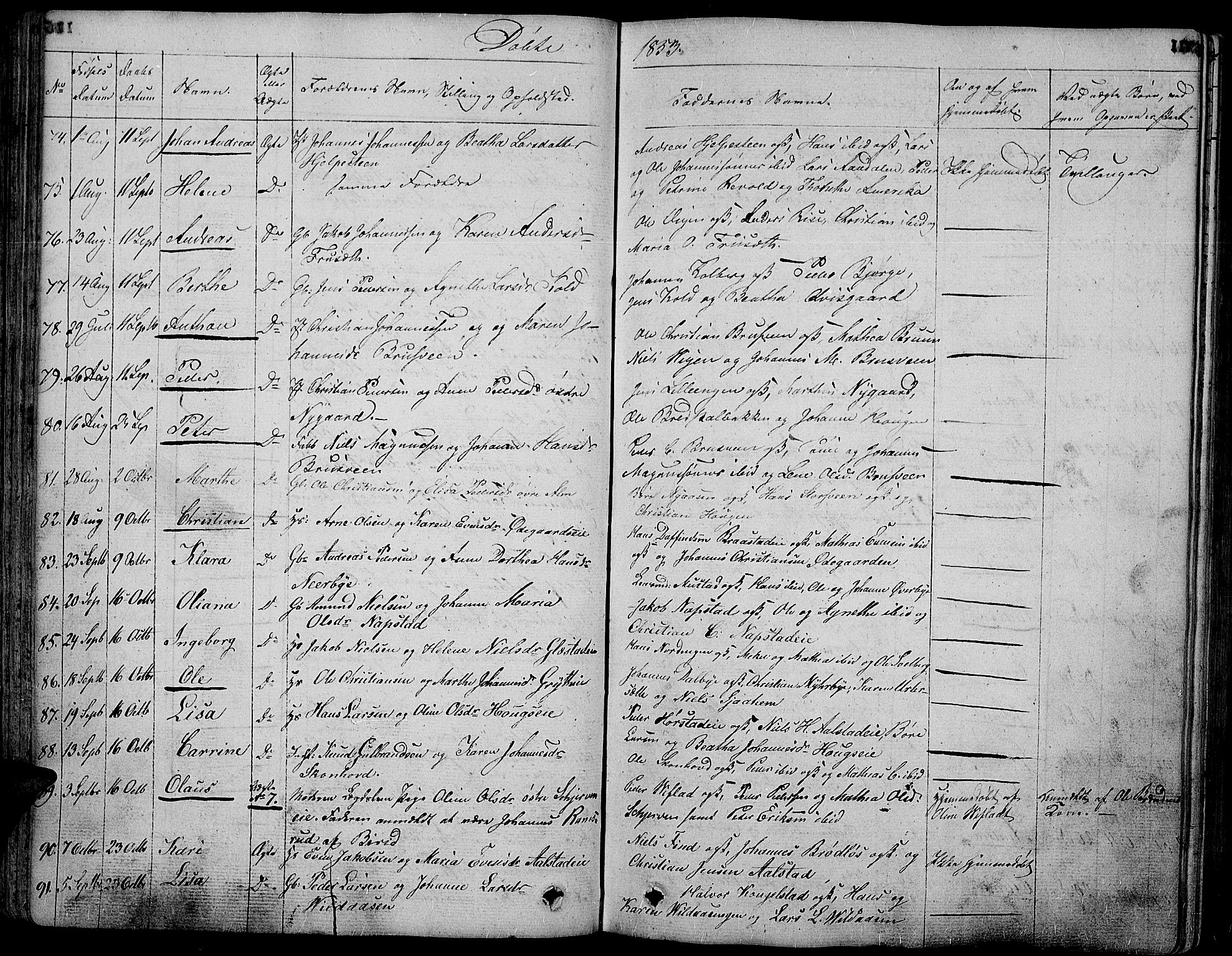 Vardal prestekontor, AV/SAH-PREST-100/H/Ha/Hab/L0004: Klokkerbok nr. 4, 1831-1853, s. 117