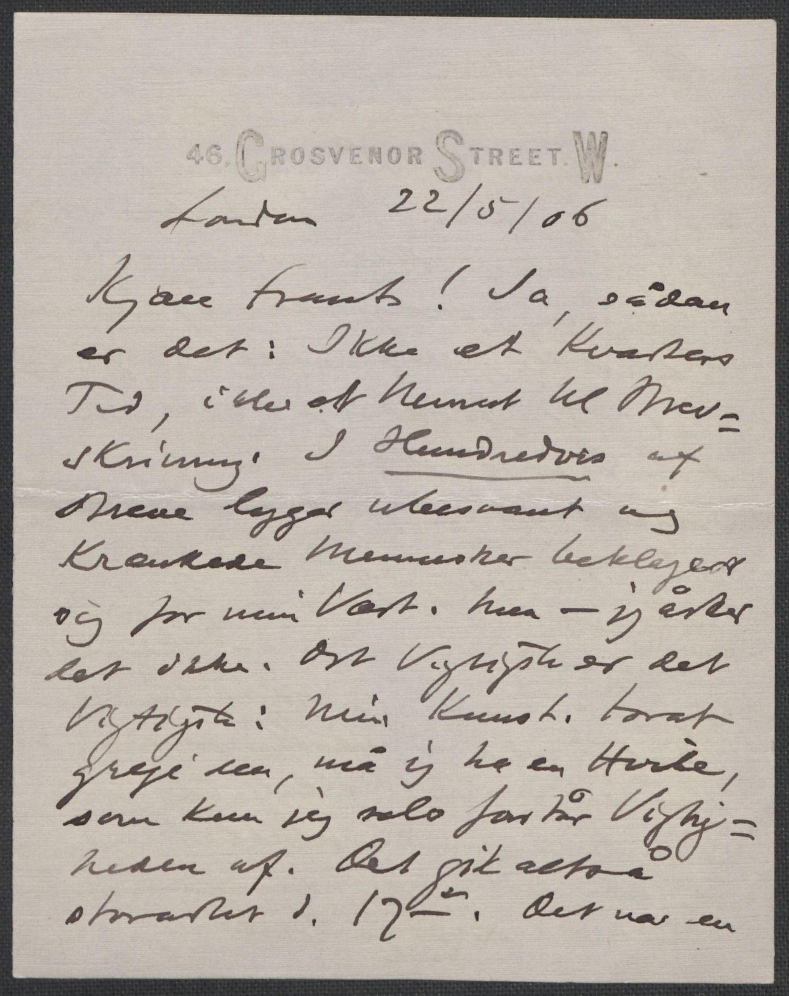 Beyer, Frants, RA/PA-0132/F/L0001: Brev fra Edvard Grieg til Frantz Beyer og "En del optegnelser som kan tjene til kommentar til brevene" av Marie Beyer, 1872-1907, s. 854