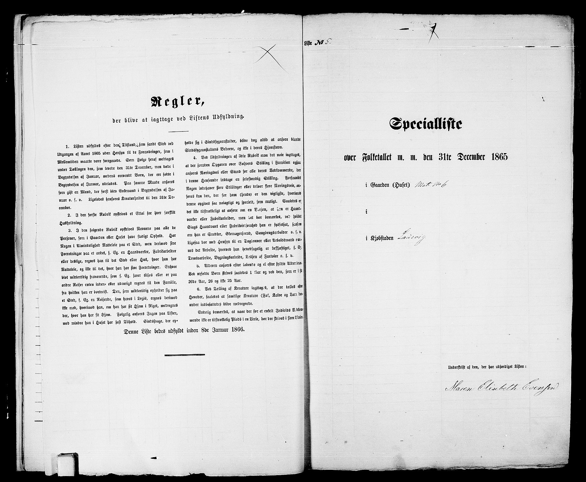 RA, Folketelling 1865 for 0707P Larvik prestegjeld, 1865, s. 18