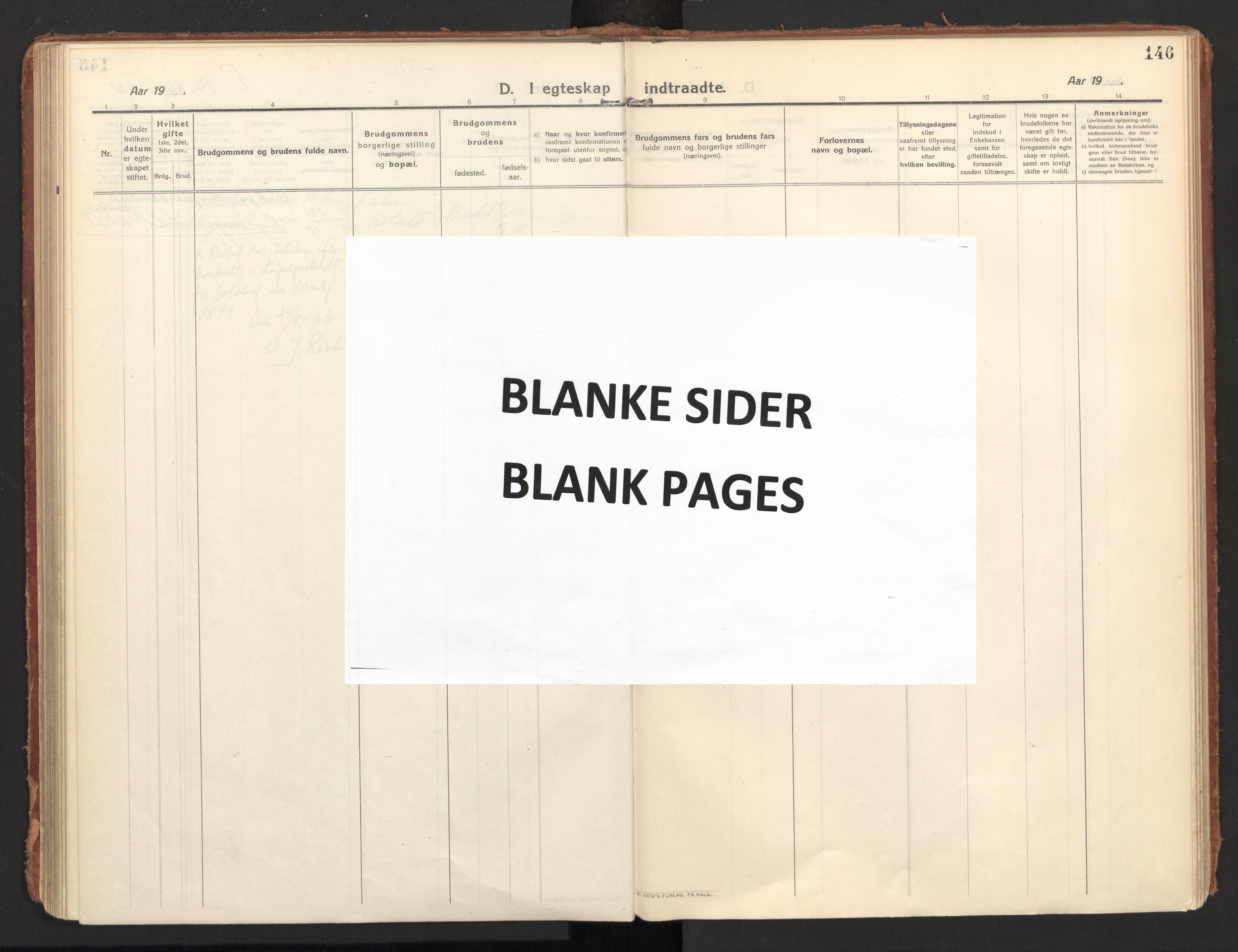 Ministerialprotokoller, klokkerbøker og fødselsregistre - Nordland, AV/SAT-A-1459/810/L0156: Ministerialbok nr. 810A15, 1915-1930, s. 146