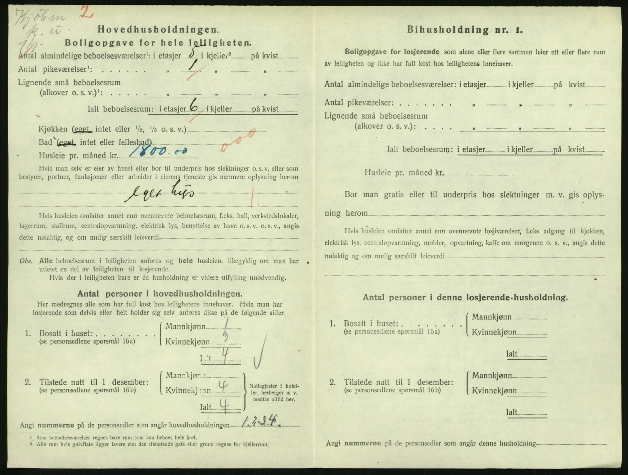 SAH, Folketelling 1920 for 0501 Lillehammer kjøpstad, 1920, s. 3039