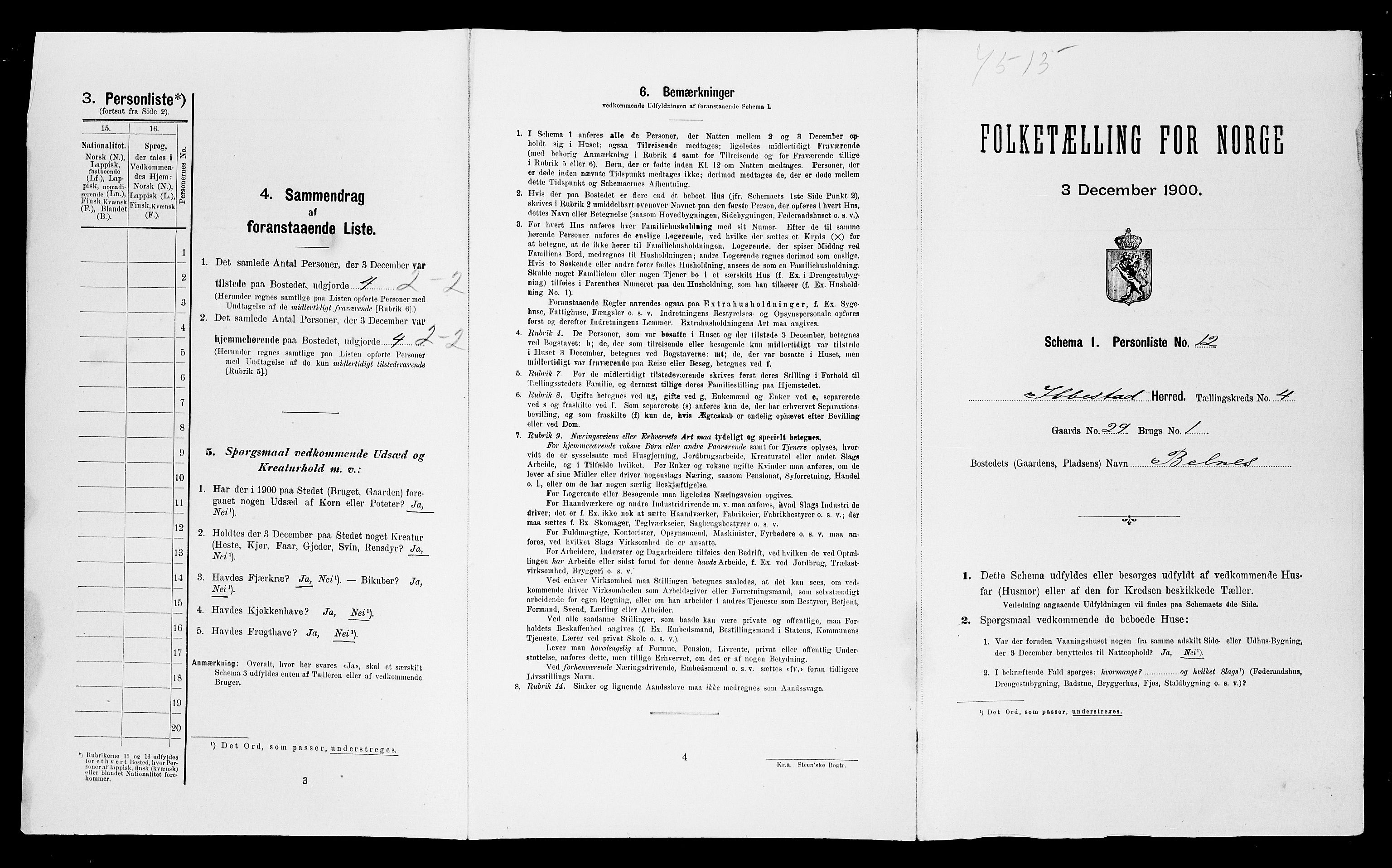 SATØ, Folketelling 1900 for 1917 Ibestad herred, 1900, s. 622
