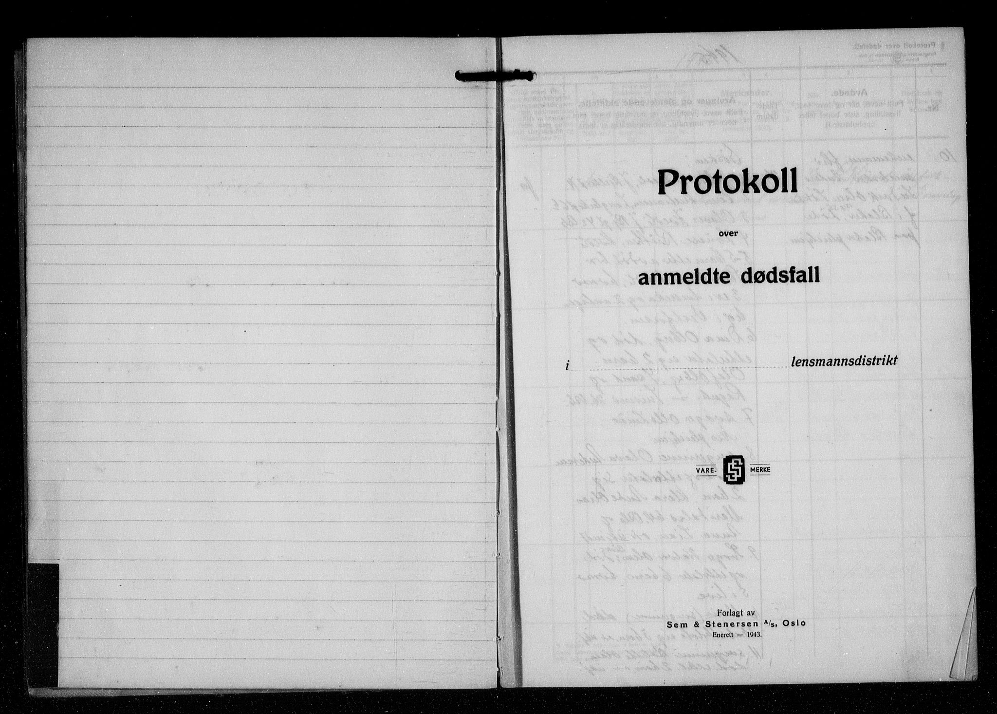Aurskog lensmannskontor, SAO/A-10350/H/Ha/Haa/L0008: Dødsfallsprotokoll, 1945-1952