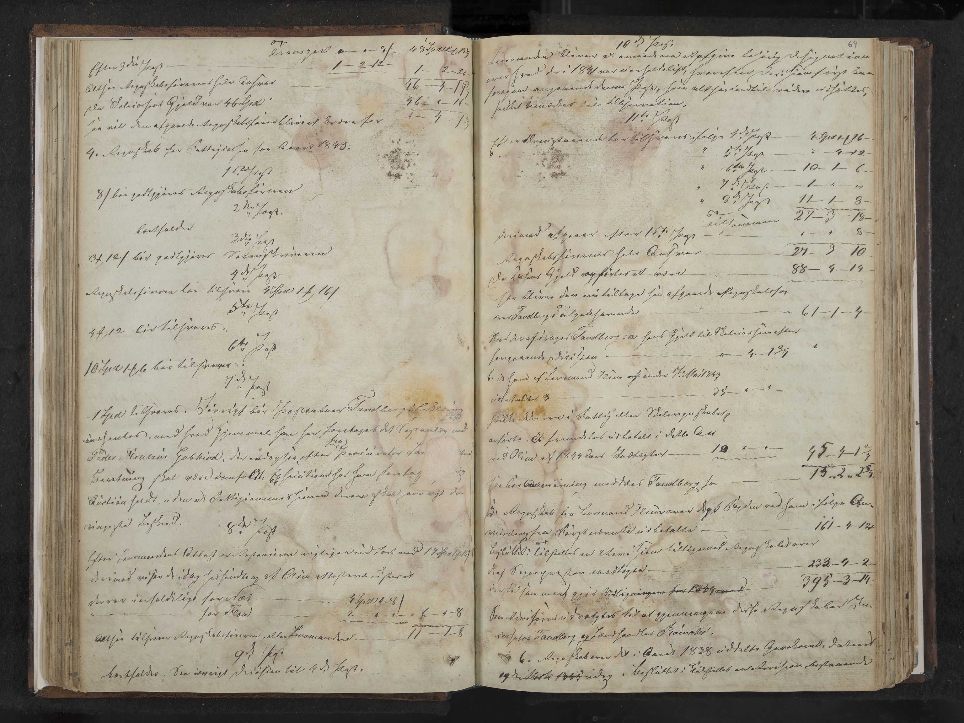 Nes formannskap og sentraladministrasjon, IKAK/0616021-1/A/Aa/L0001: Møtebok med register, 1838-1875, s. 64