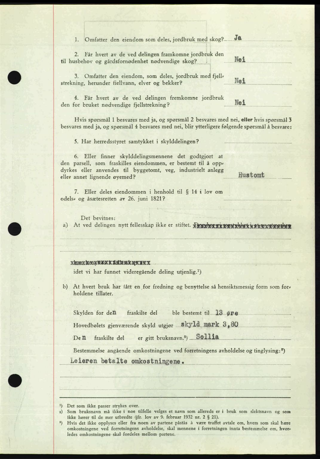 Nedenes sorenskriveri, SAK/1221-0006/G/Gb/Gba/L0059: Pantebok nr. A11, 1948-1948, Dagboknr: 848/1948