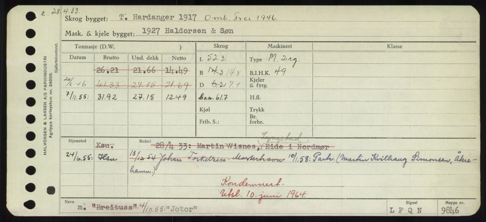 Sjøfartsdirektoratet med forløpere, Skipsmålingen, AV/RA-S-1627/H/Hd/L0019: Fartøy, J, s. 593