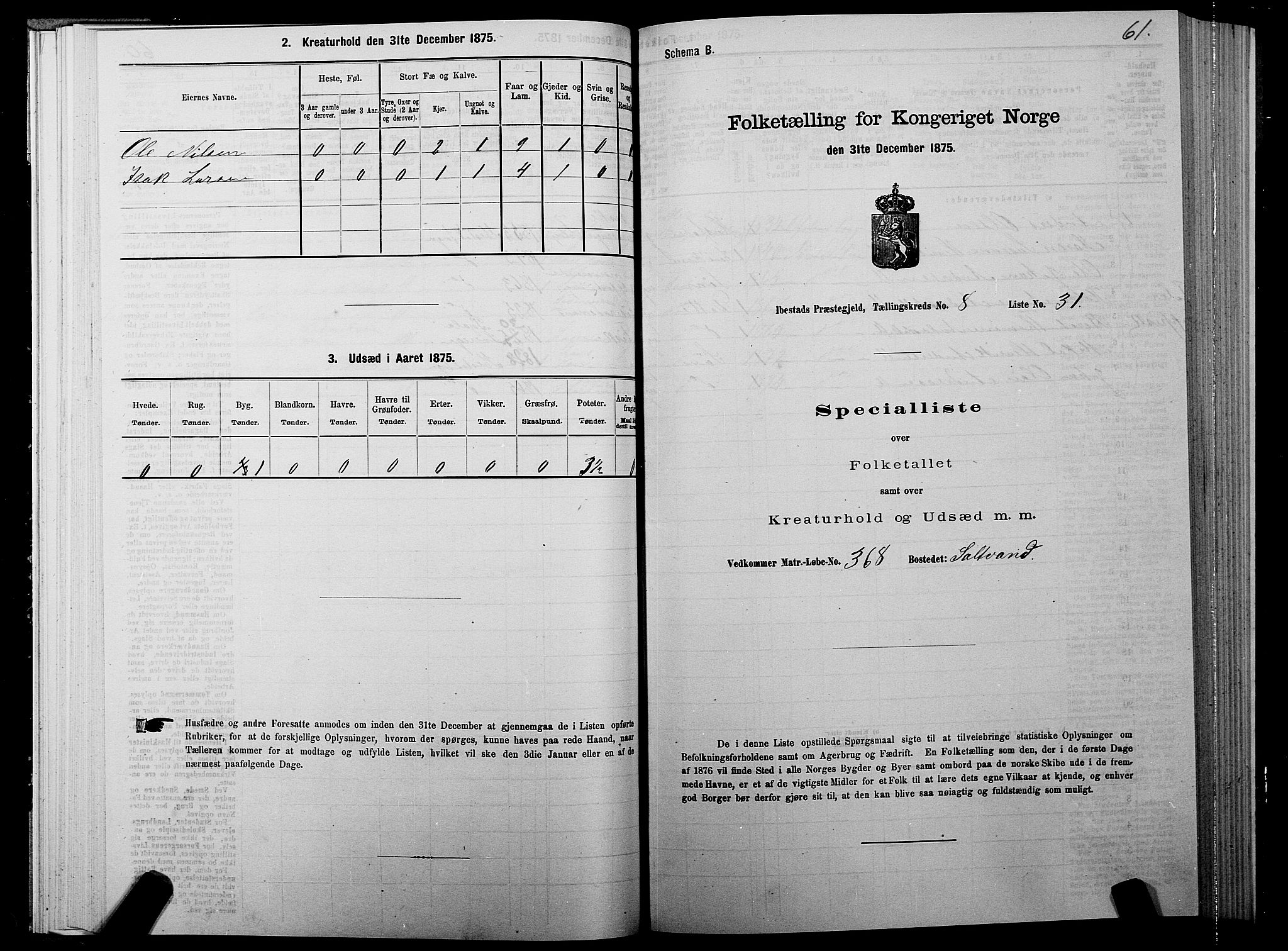 SATØ, Folketelling 1875 for 1917P Ibestad prestegjeld, 1875, s. 5061