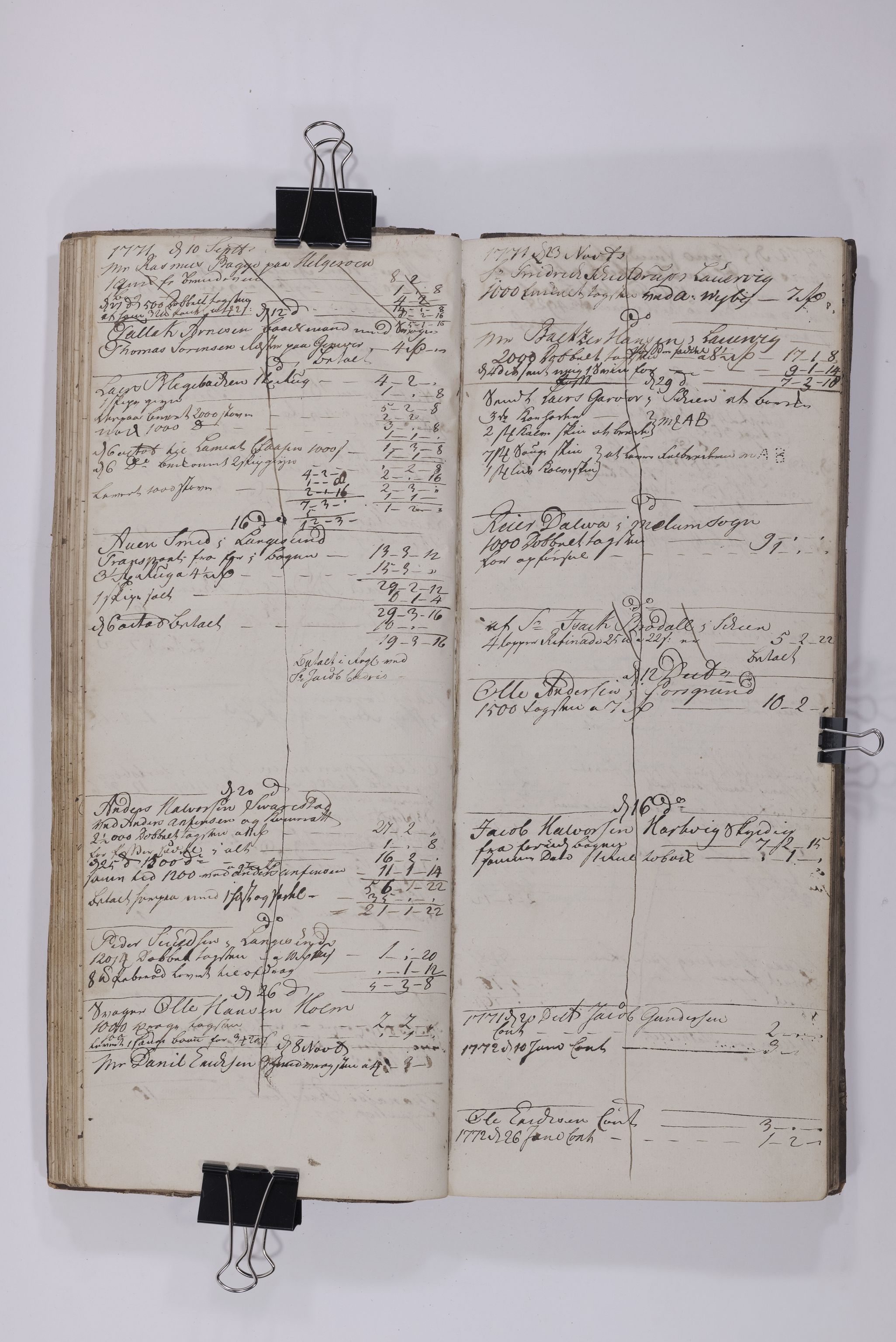Blehr/ Kjellestad, TEMU/TGM-A-1212/R/Rb/L0001: Dagbok, 1763-1770, s. 54