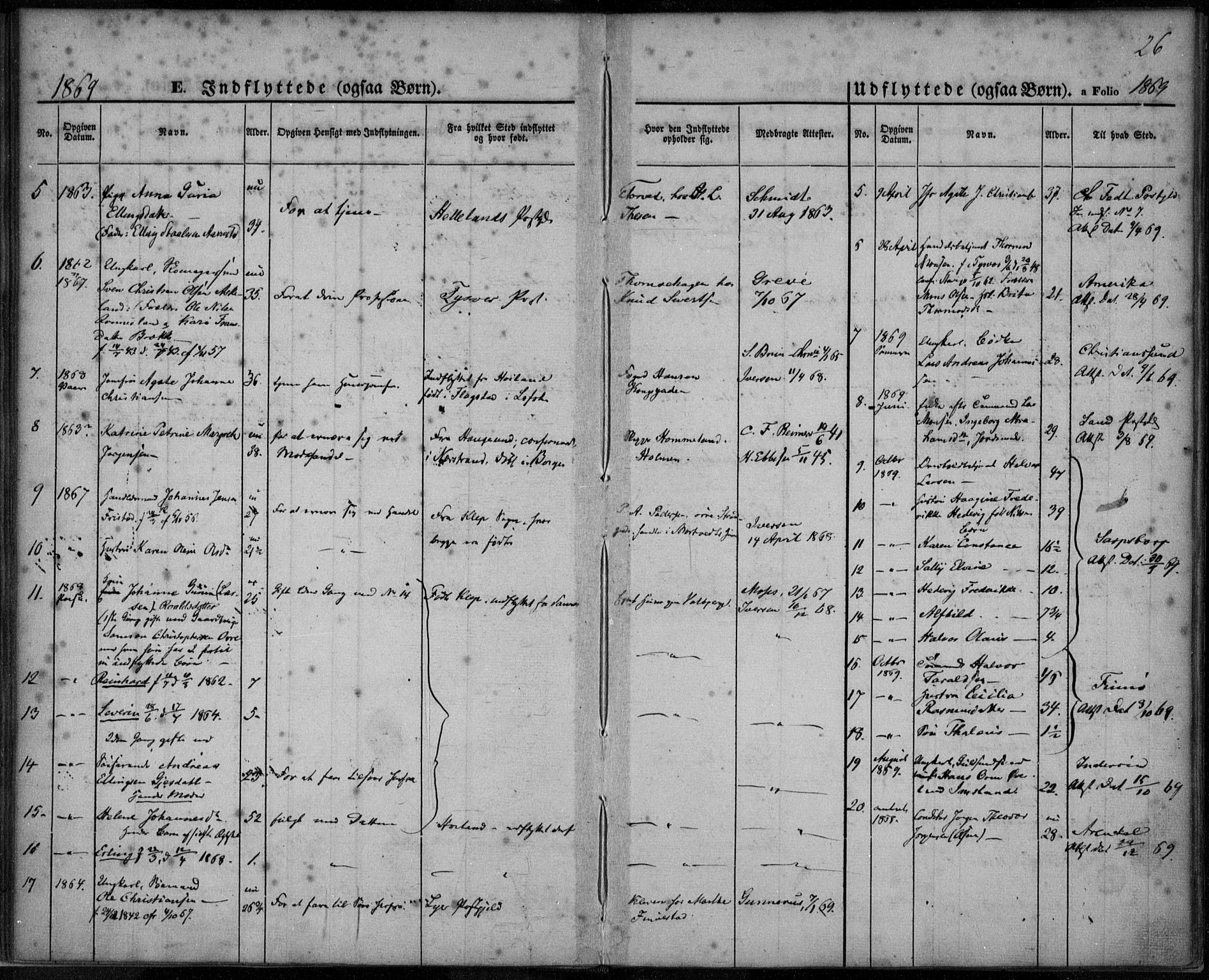 Domkirken sokneprestkontor, SAST/A-101812/001/30/30BA/L0021: Ministerialbok nr. A 20, 1860-1877, s. 26