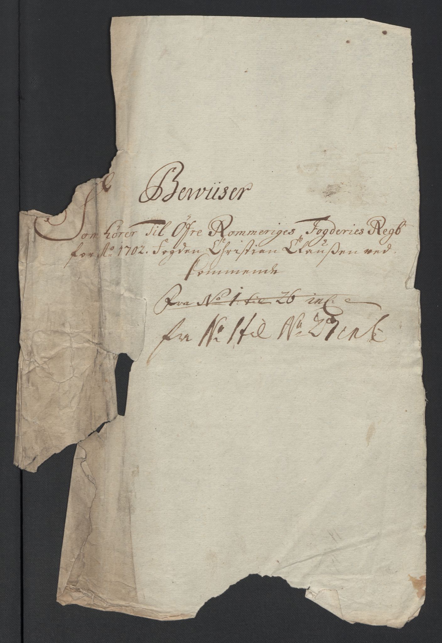 Rentekammeret inntil 1814, Reviderte regnskaper, Fogderegnskap, RA/EA-4092/R12/L0714: Fogderegnskap Øvre Romerike, 1702, s. 16