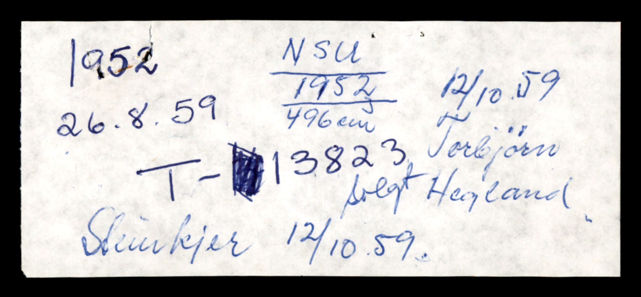 Møre og Romsdal vegkontor - Ålesund trafikkstasjon, AV/SAT-A-4099/F/Fe/L0041: Registreringskort for kjøretøy T 13710 - T 13905, 1927-1998, s. 2035