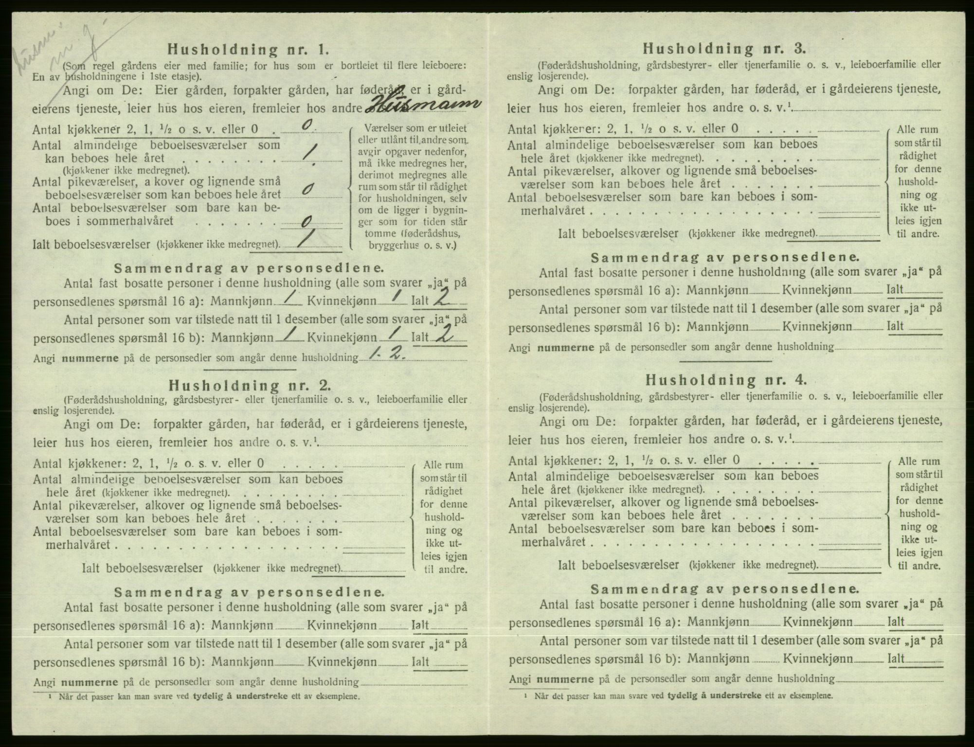 SAB, Folketelling 1920 for 1235 Voss herred, 1920, s. 2510