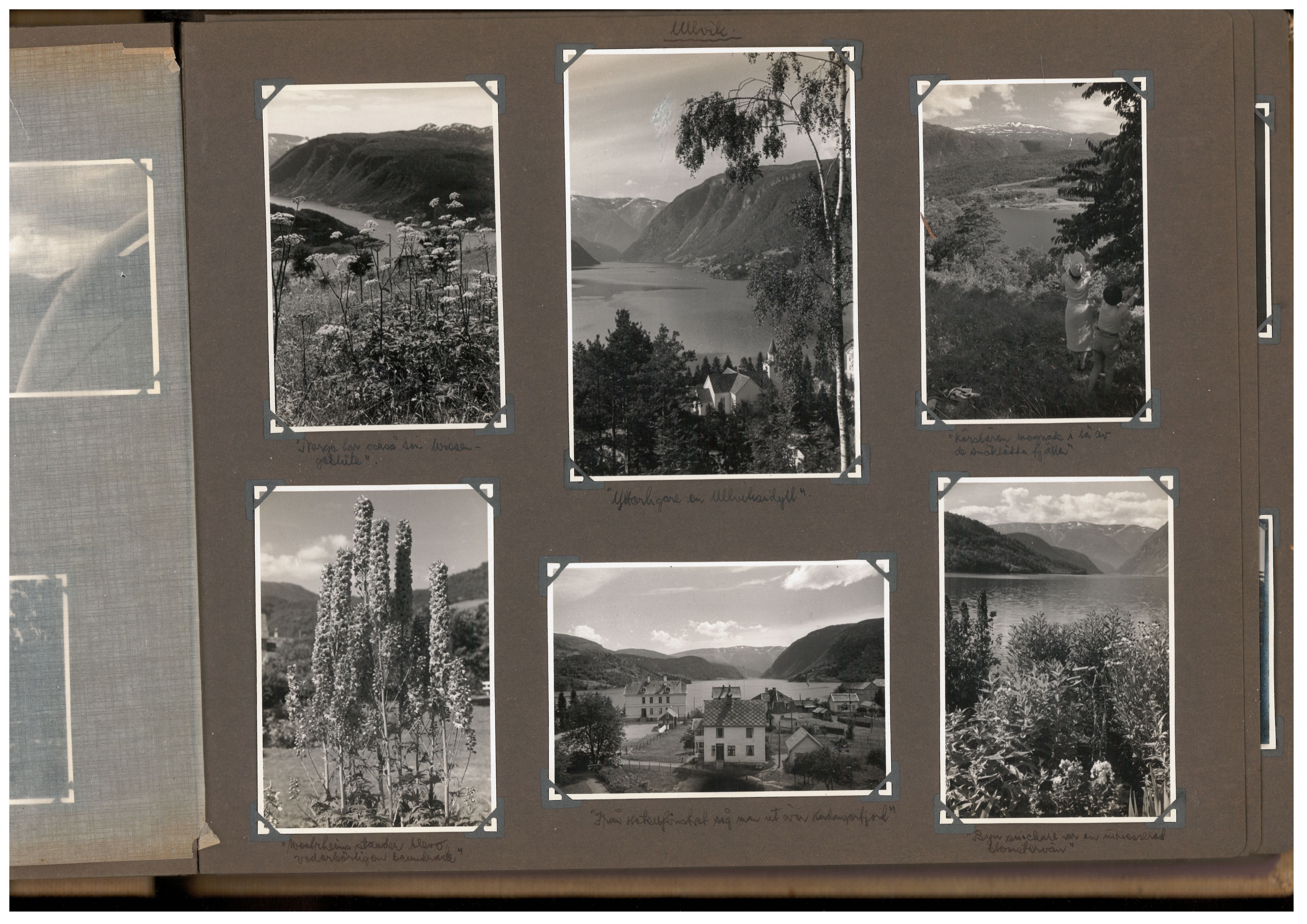 Familien Malmros' på reise i Norge - fotoalbum, SAB/SAB/PA-0313/U/L0001: Fotoalbum, 1935, s. 17
