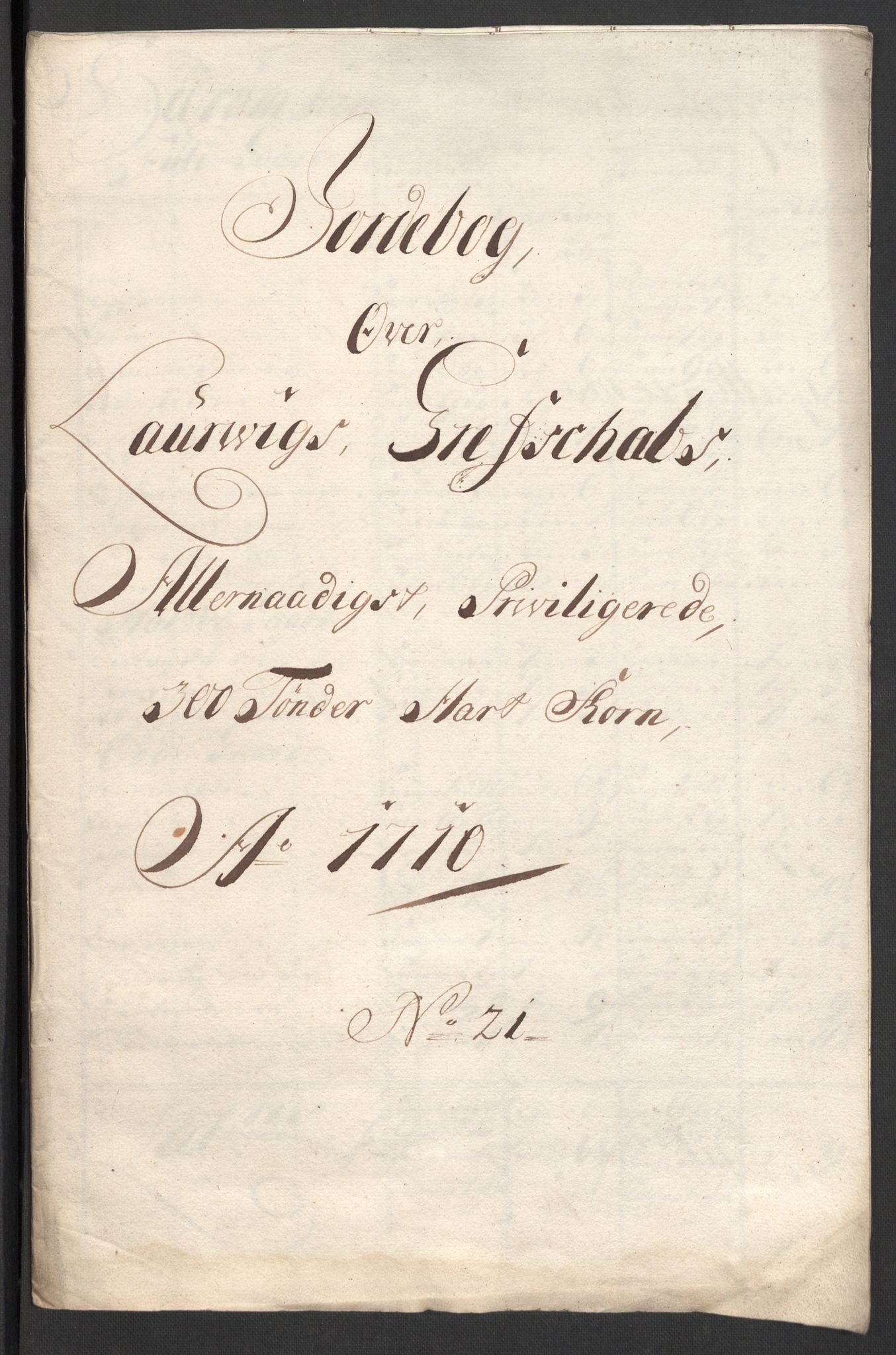 Rentekammeret inntil 1814, Reviderte regnskaper, Fogderegnskap, RA/EA-4092/R33/L1981: Fogderegnskap Larvik grevskap, 1709-1710, s. 408