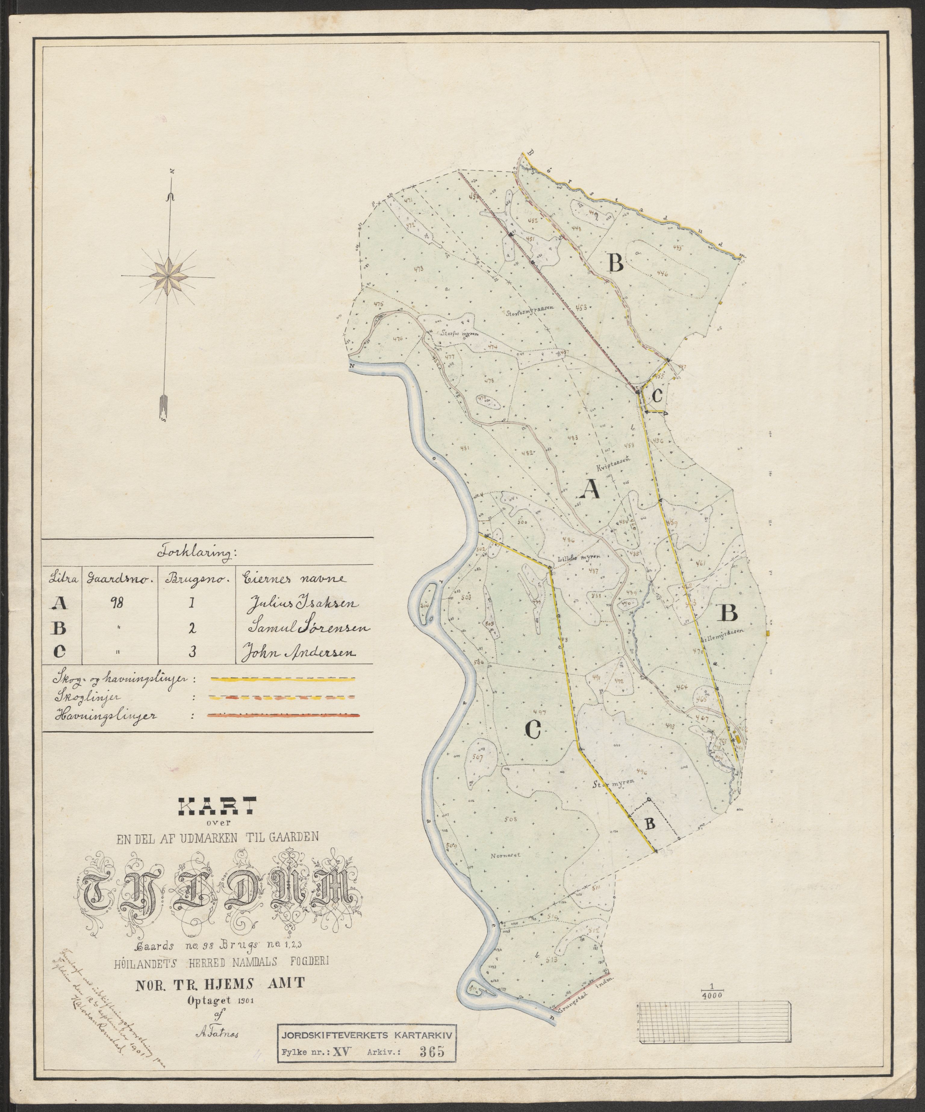 Jordskifteverkets kartarkiv, AV/RA-S-3929/T, 1859-1988, s. 451