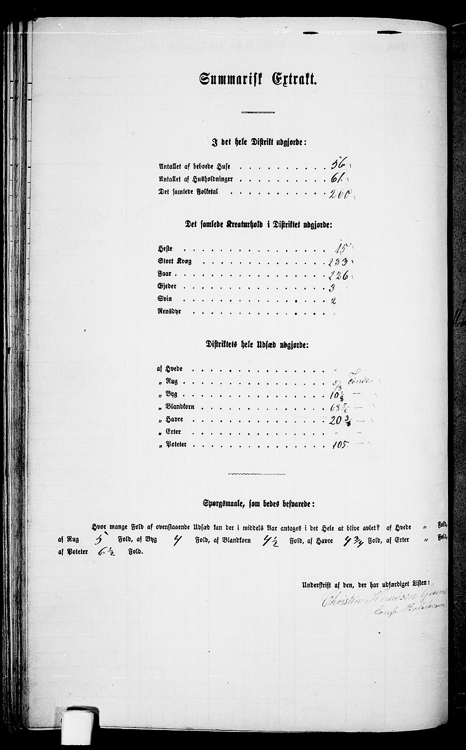 RA, Folketelling 1865 for 1029P Sør-Audnedal prestegjeld, 1865, s. 113