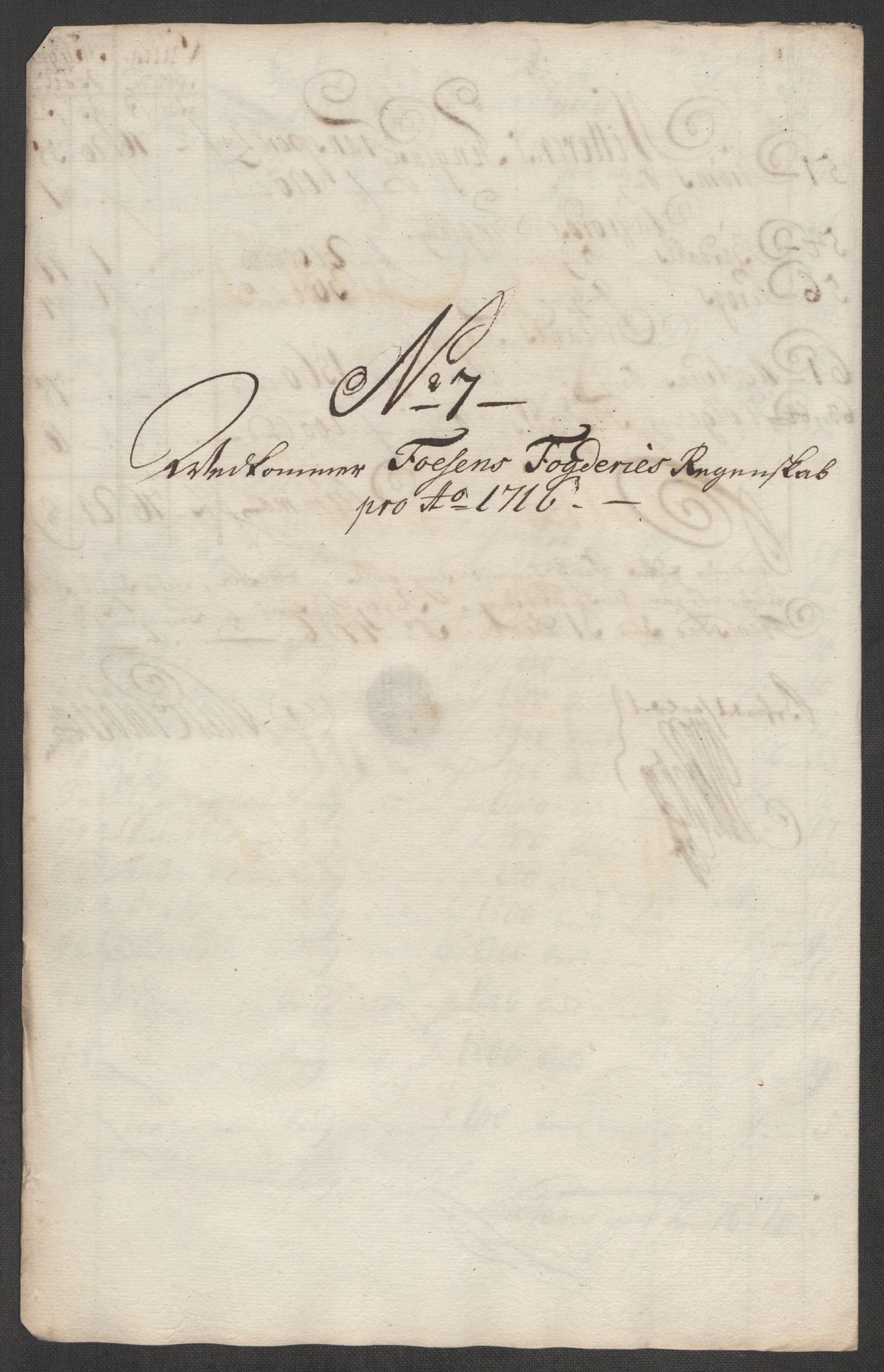 Rentekammeret inntil 1814, Reviderte regnskaper, Fogderegnskap, RA/EA-4092/R57/L3864: Fogderegnskap Fosen, 1716, s. 109