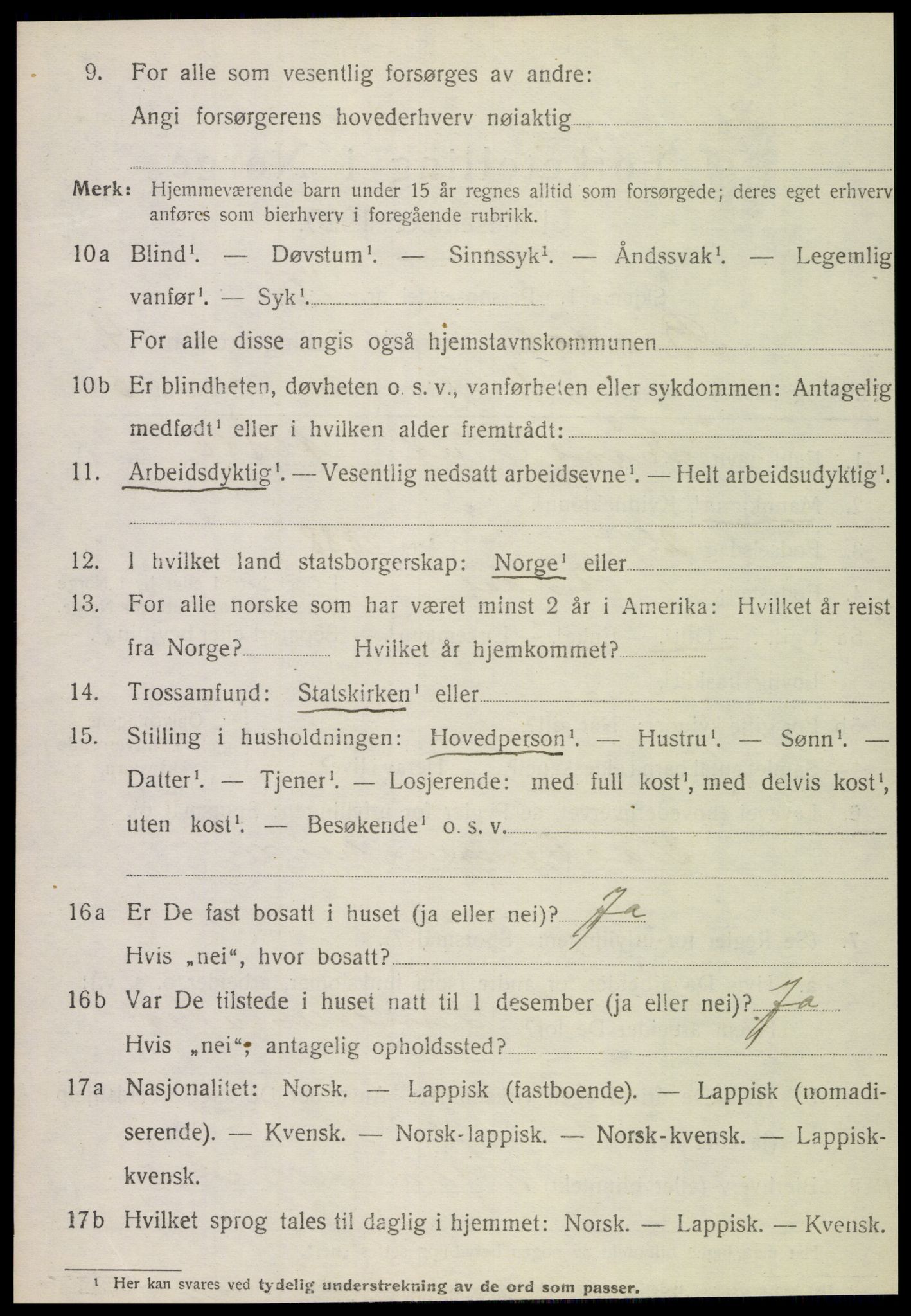 SAT, Folketelling 1920 for 1811 Bindal herred, 1920, s. 3488