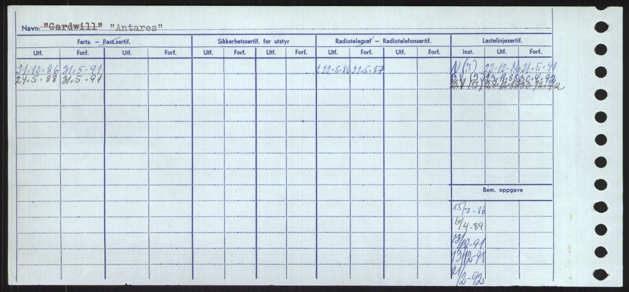 Sjøfartsdirektoratet med forløpere, Skipsmålingen, RA/S-1627/H/Ha/L0001/0001: Fartøy, A-Eig / Fartøy A-Bjøn, s. 326