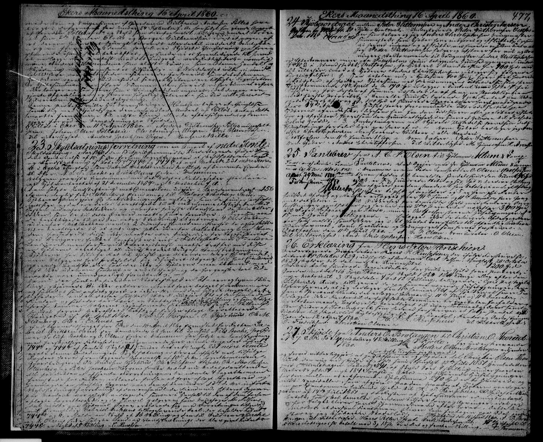 Eiker, Modum og Sigdal sorenskriveri, SAKO/A-123/G/Ga/Gaa/L0015b: Pantebok nr. I 15b, 1860-1863, s. 477