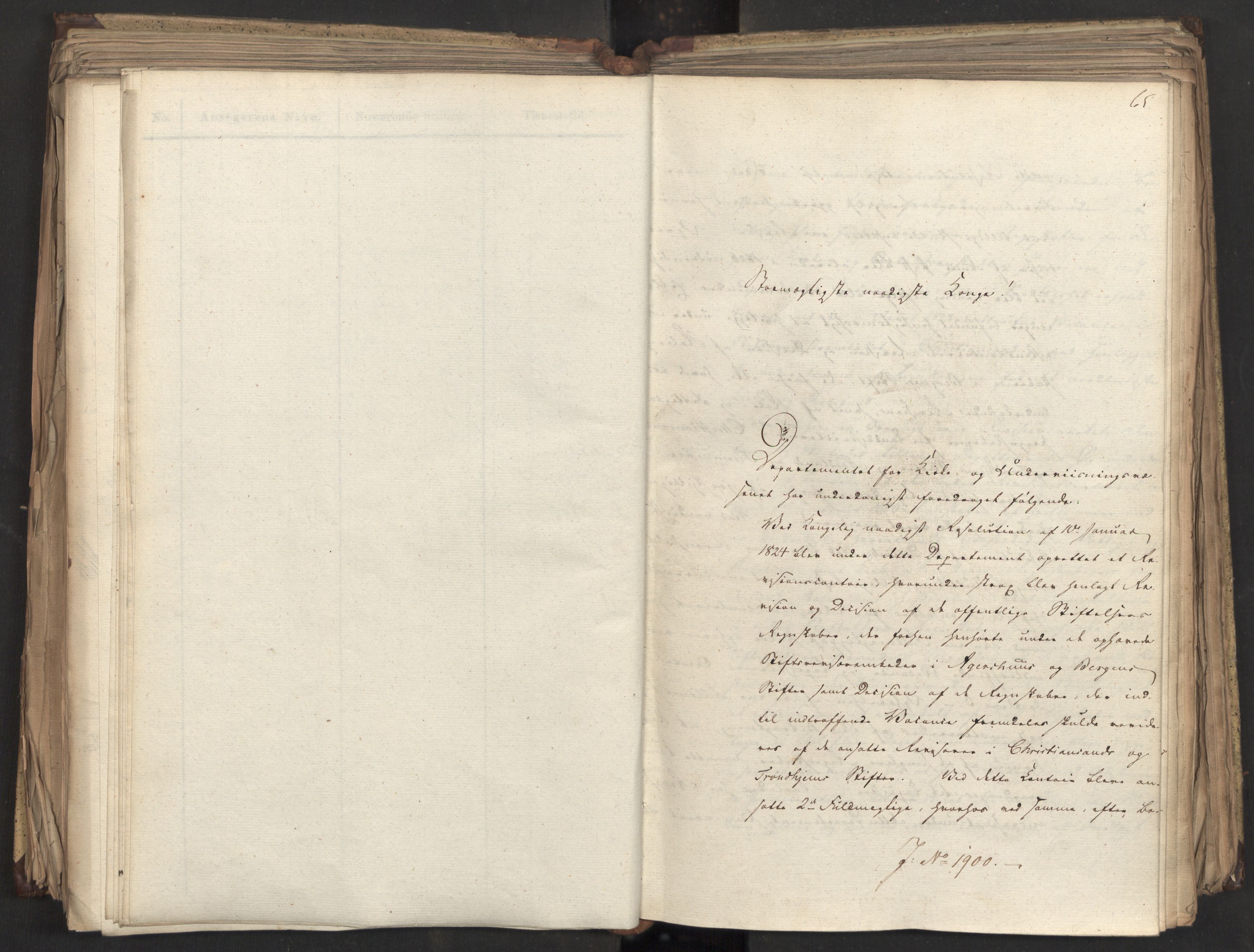Statsrådsavdelingen i Stockholm, AV/RA-S-1003/D/Da/L0075: Regjeringsinnstillinger nr. 1840-1940, 1831, s. 218