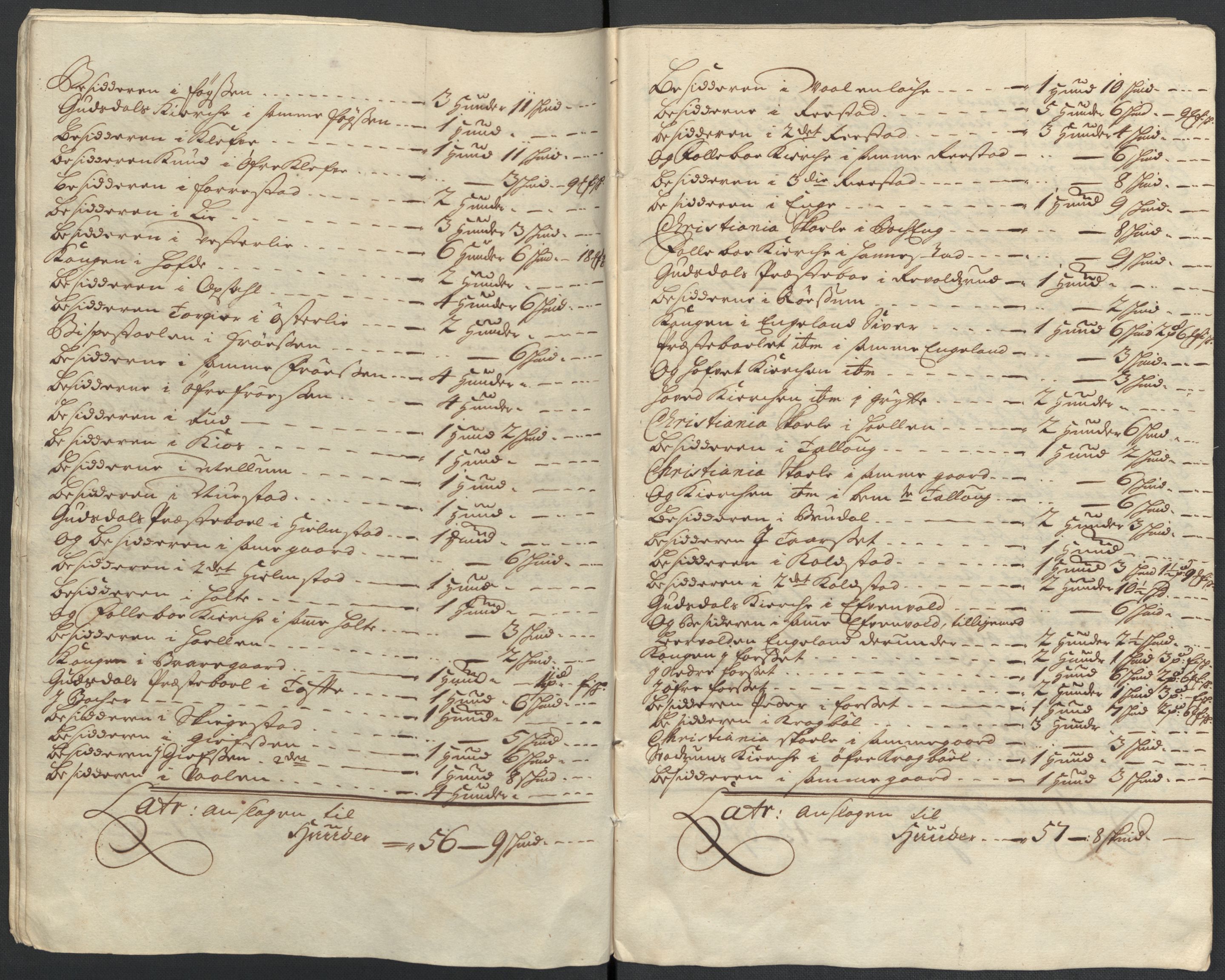 Rentekammeret inntil 1814, Reviderte regnskaper, Fogderegnskap, AV/RA-EA-4092/R17/L1179: Fogderegnskap Gudbrandsdal, 1708-1710, s. 377