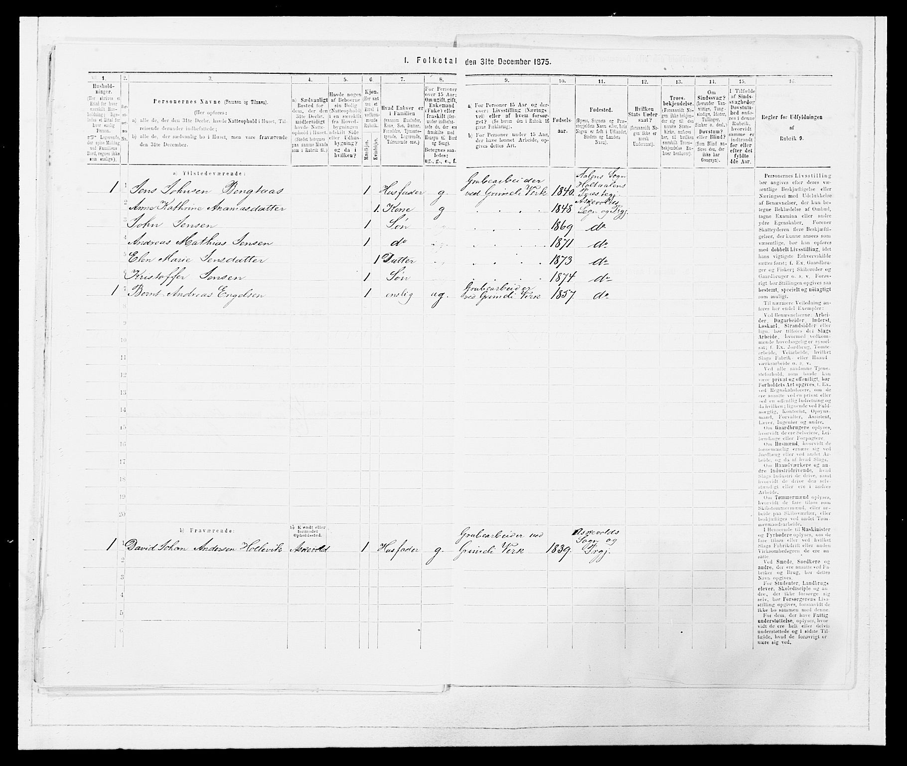 SAB, Folketelling 1875 for 1428P Askvoll prestegjeld, 1875, s. 56